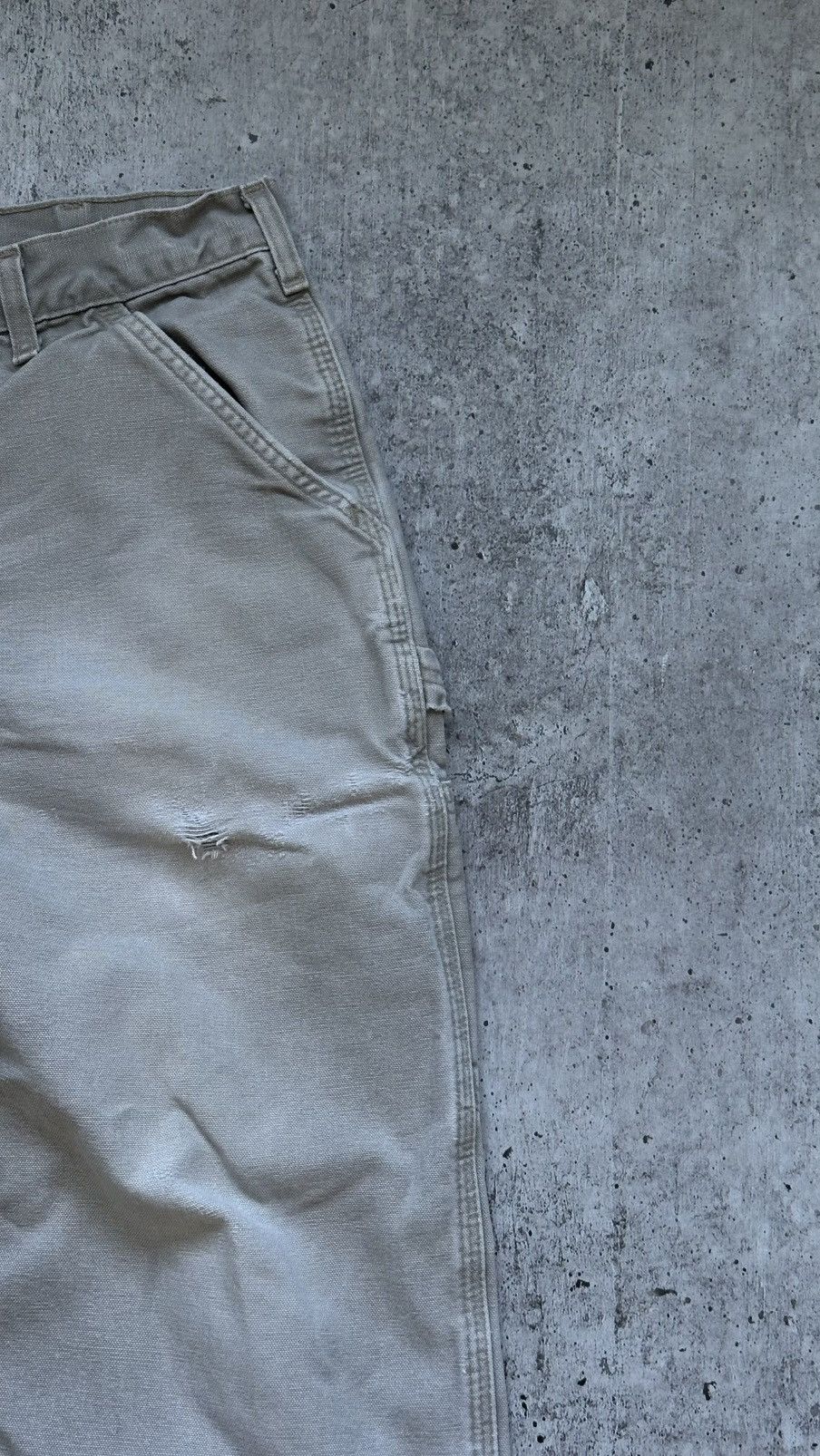 Carhartt Wip 90s Carhartt WIP Distressed Single Knee Pants Size US 36 / EU 52 - 15 Thumbnail