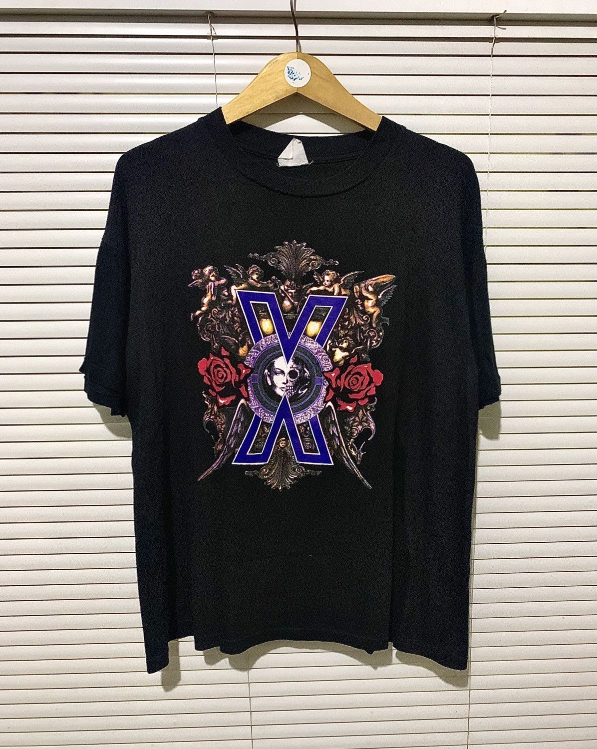 Band Tees X Japan Vintage Staff Tee 1991 Violence In Jealousy Tour Size US L / EU 52-54 / 3 - 1 Thumbnail