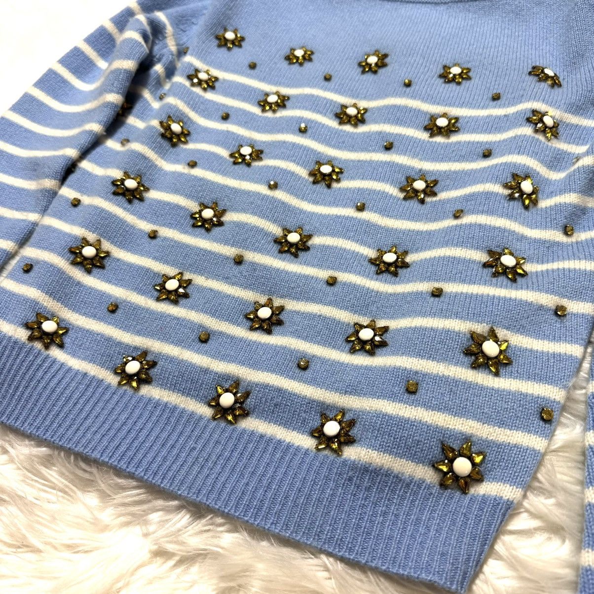 Gucci Gucci star decoration border cashmere sweater XS Size XS / US 0-2 / IT 36-38 - 4 Thumbnail
