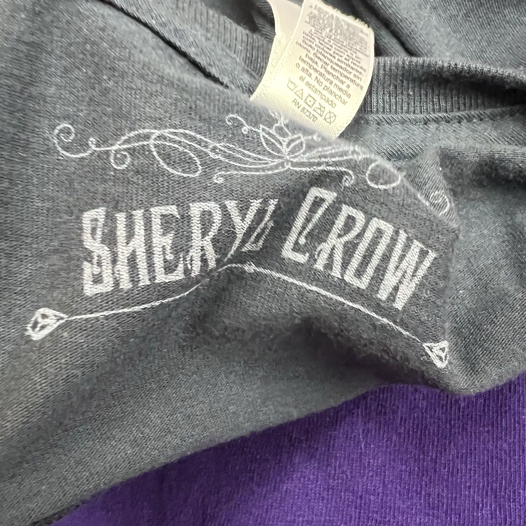 Vintage Sheryl Crow Concert Women’s Size Small Black Short Sleeve Bella Tag USA T-Shirt Size 28" / US 6 / IT 42 - 5 Thumbnail