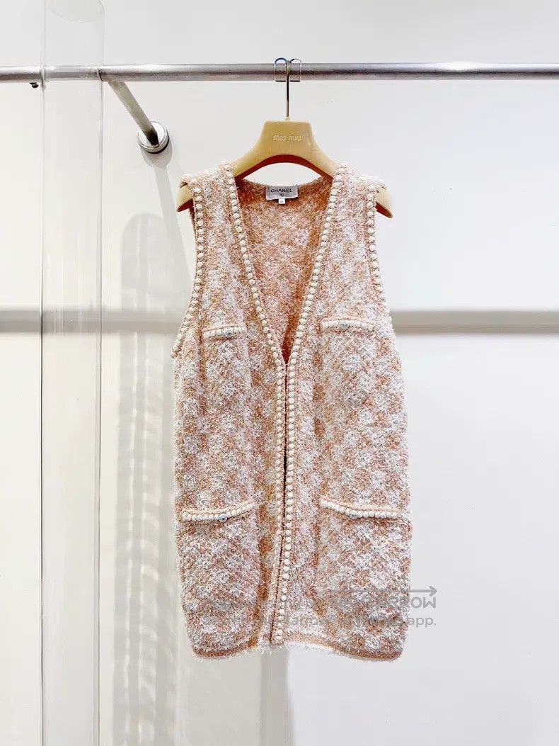 Chanel Chanel 23S orange-pink vest dress Size S / US 4 / IT 40 - 1 Thumbnail