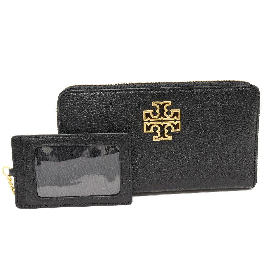 Tory Burch Tory Burch Tory Burch Britten Calf Leather Long Wallet Leather Long Wallet 86057 1121 DUTY FREE for USA Size ONE SIZE - 1 Thumbnail