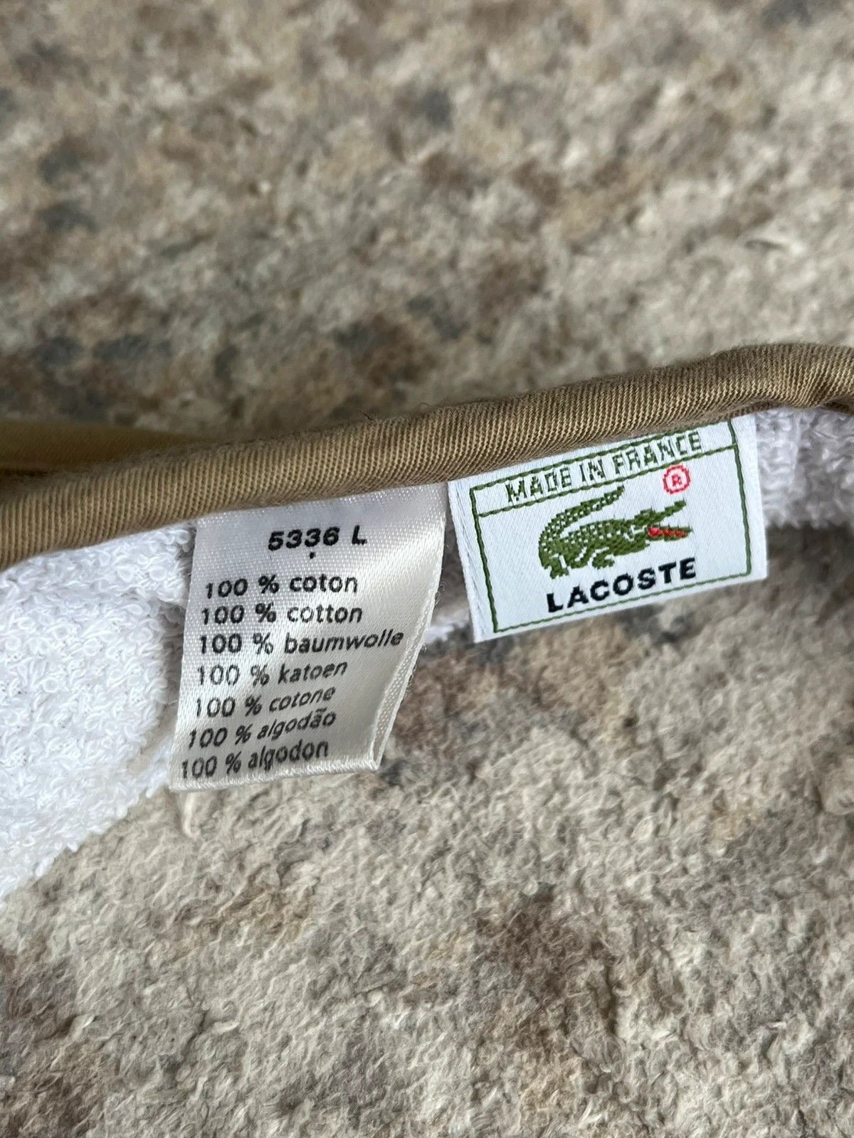 Lacoste Lacoste Visor Made in France One Size 2000s Size ONE SIZE - 5 Thumbnail