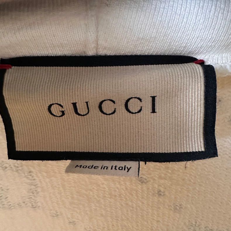 Gucci Gucci White rhinestone full print double g short hoodie 250 Size US XS / EU 42 / 0 - 3 Thumbnail