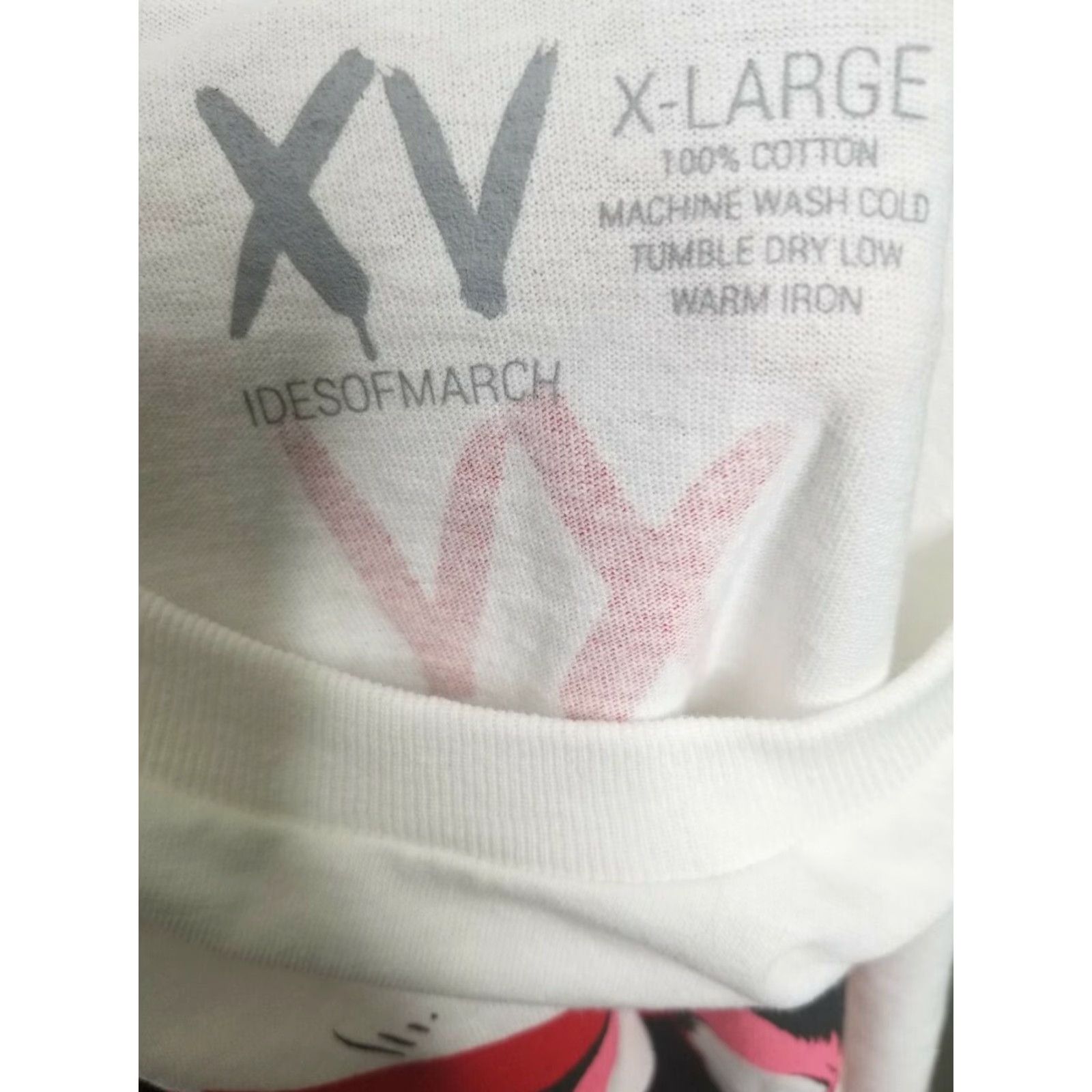 Vintage VINTAGE Ides Of March Men’s XL T-Shirt Short Sleeve Vampire Bite Crew Neck White Novelty Size US XL / EU 56 / 4 - 4 Thumbnail