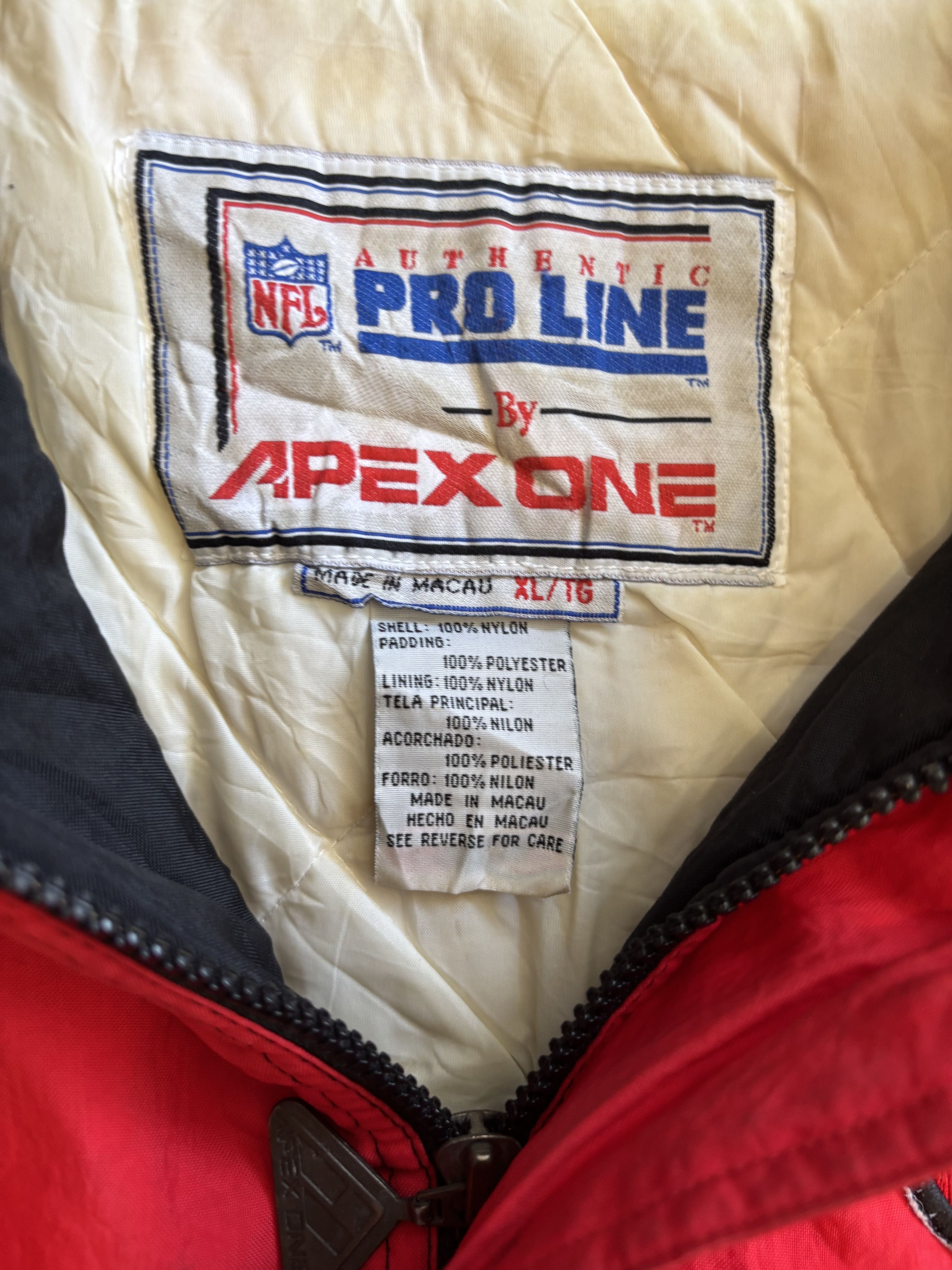 Apex One × Pro Line Vintage San Francisco 49ers NFL Windbreaker Jacket Size US XL / EU 56 / 4 - 5 Thumbnail