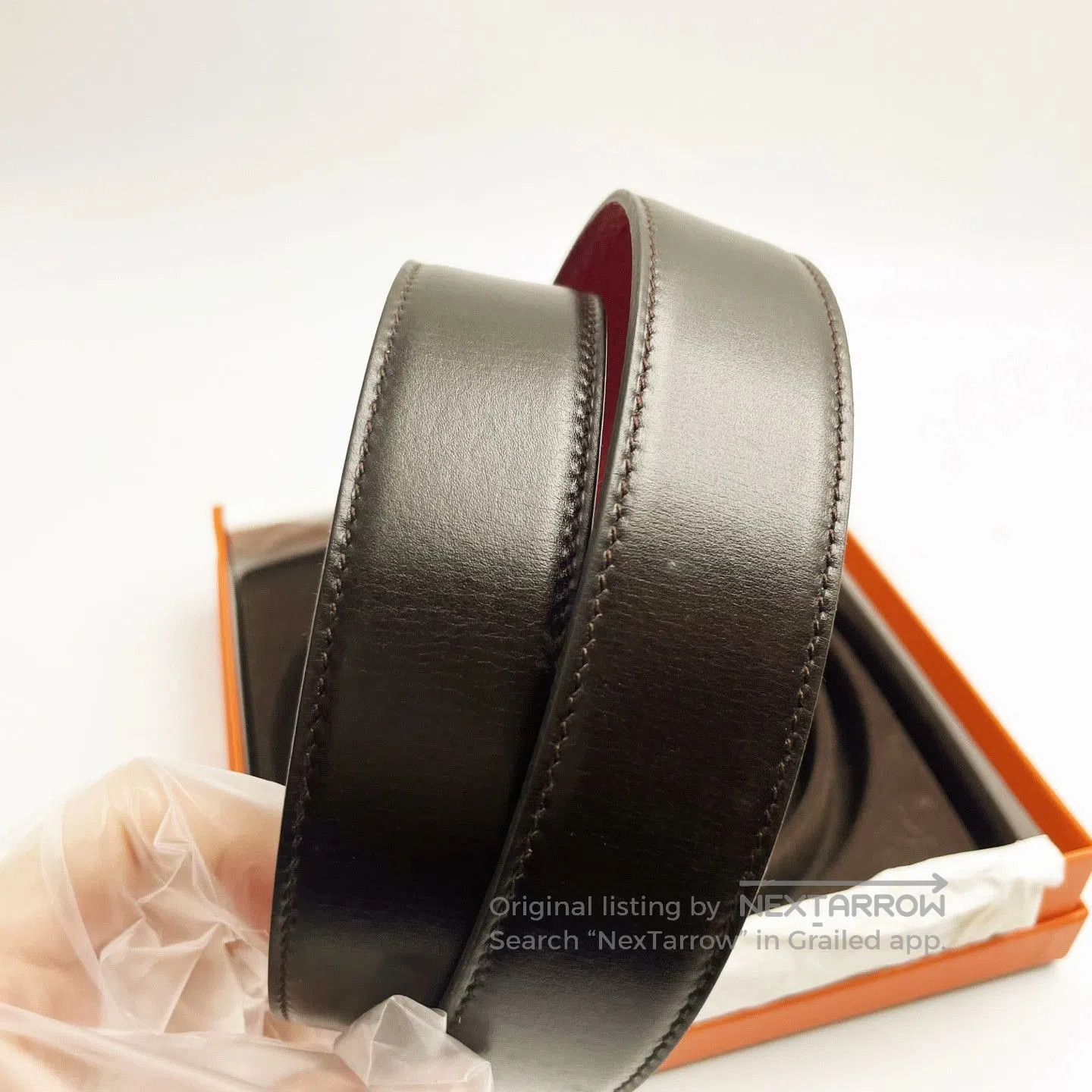 Hermes Hermes Double-Sided H Belt Silver Buckle. Size ONE SIZE - 3 Thumbnail