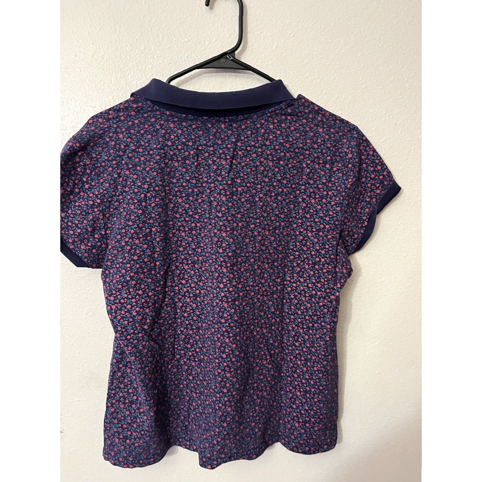 Vintage US Polo Assn Polo Shirt Womens XL Navy Blue Big Logo Short Sleeve Knit Cotton Spandex Y2K Preppy Classic Size 40" / US 18 - 3 Thumbnail