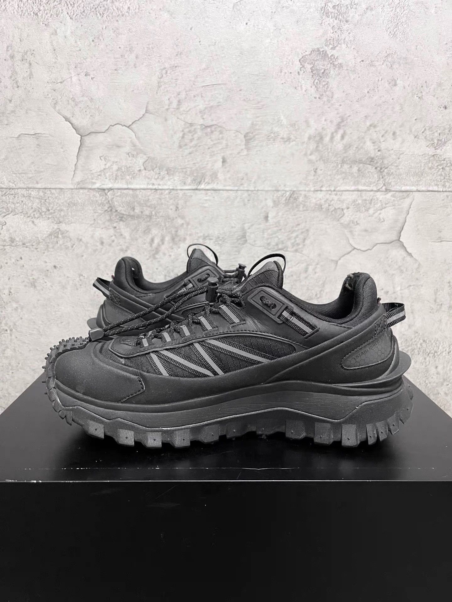 Moncler Moncler Black Trailgrip Sneakers K34 Size US 8 / EU 41 - 5 Thumbnail