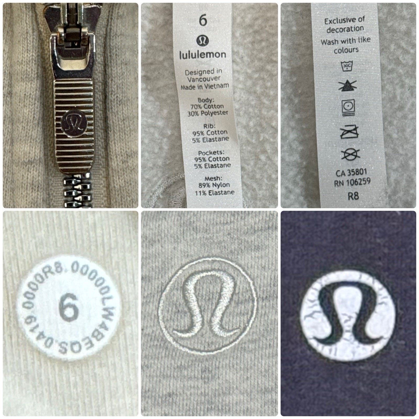 Lululemon LULULEMON Radiant Jacket Heathered Ivory Wunder Leggings 6 Size M / US 6-8 / IT 42-44 - 15 Thumbnail
