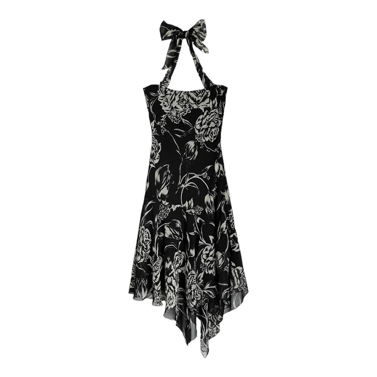 chinese dress ladies Charlotte Russe Black Womens Size 9/10 Dress