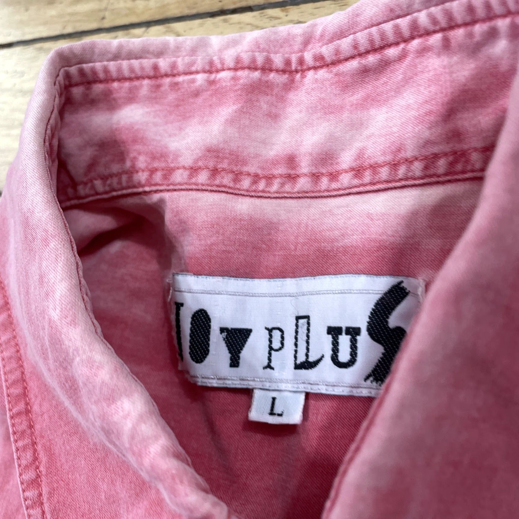 Pinko VINTAGE JOYPLUS Shirt Men L Pink Grunge 90s 70s Fade Button-Up Long Sleeve Collared Streetwear Casual Workwear Size US L / EU 52-54 / 3 - 5 Thumbnail