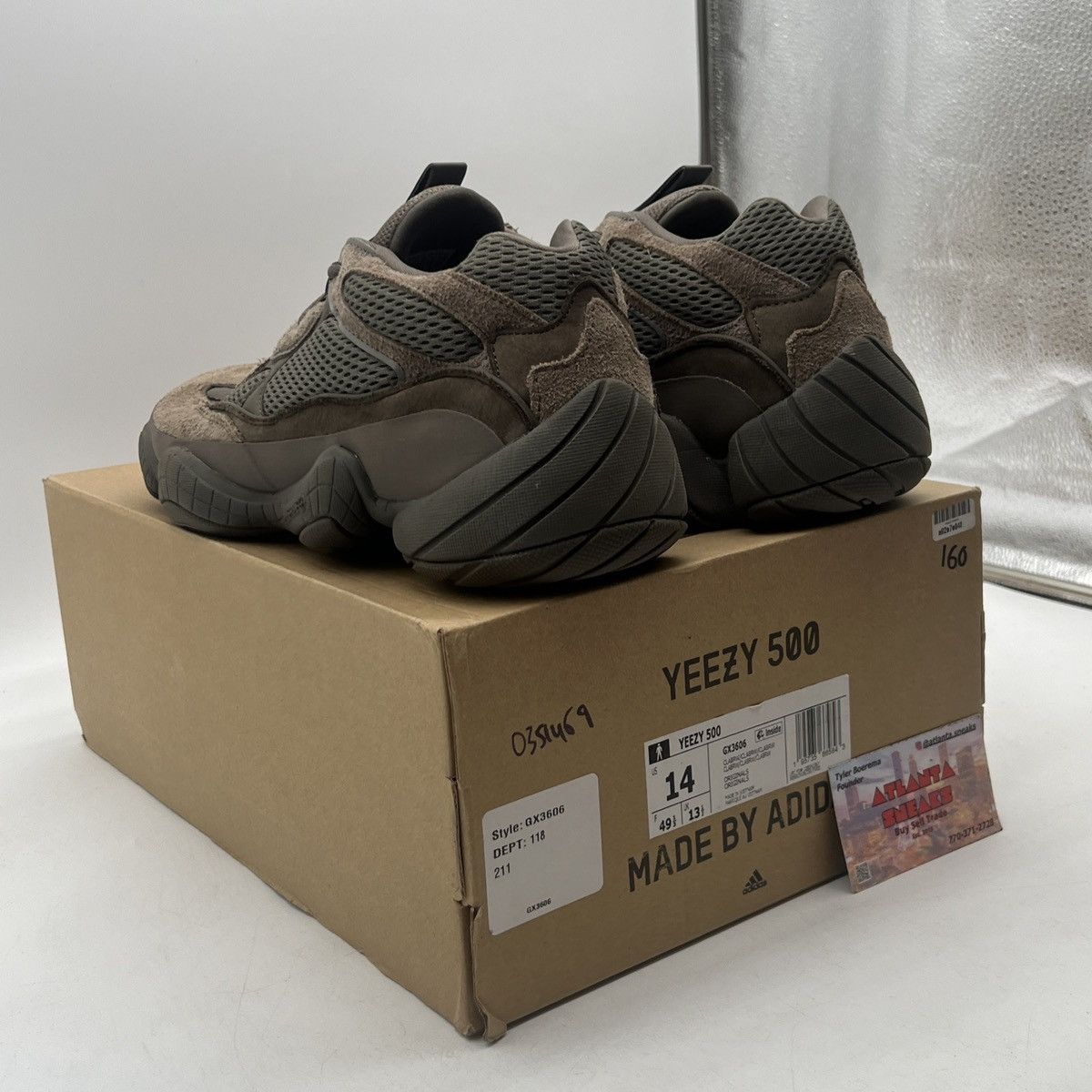 Adidas Yeezy 500 brown clay Size US 14 / EU 47 - 4 Thumbnail