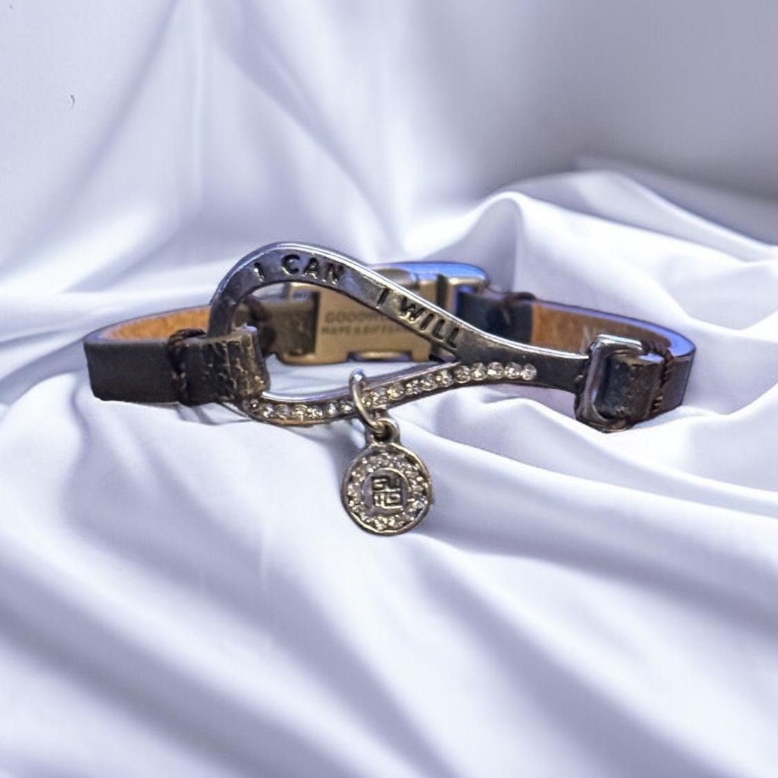 Other Good Works I Can, I Will inspirational leather bracelet Size ONE SIZE - 1 Thumbnail