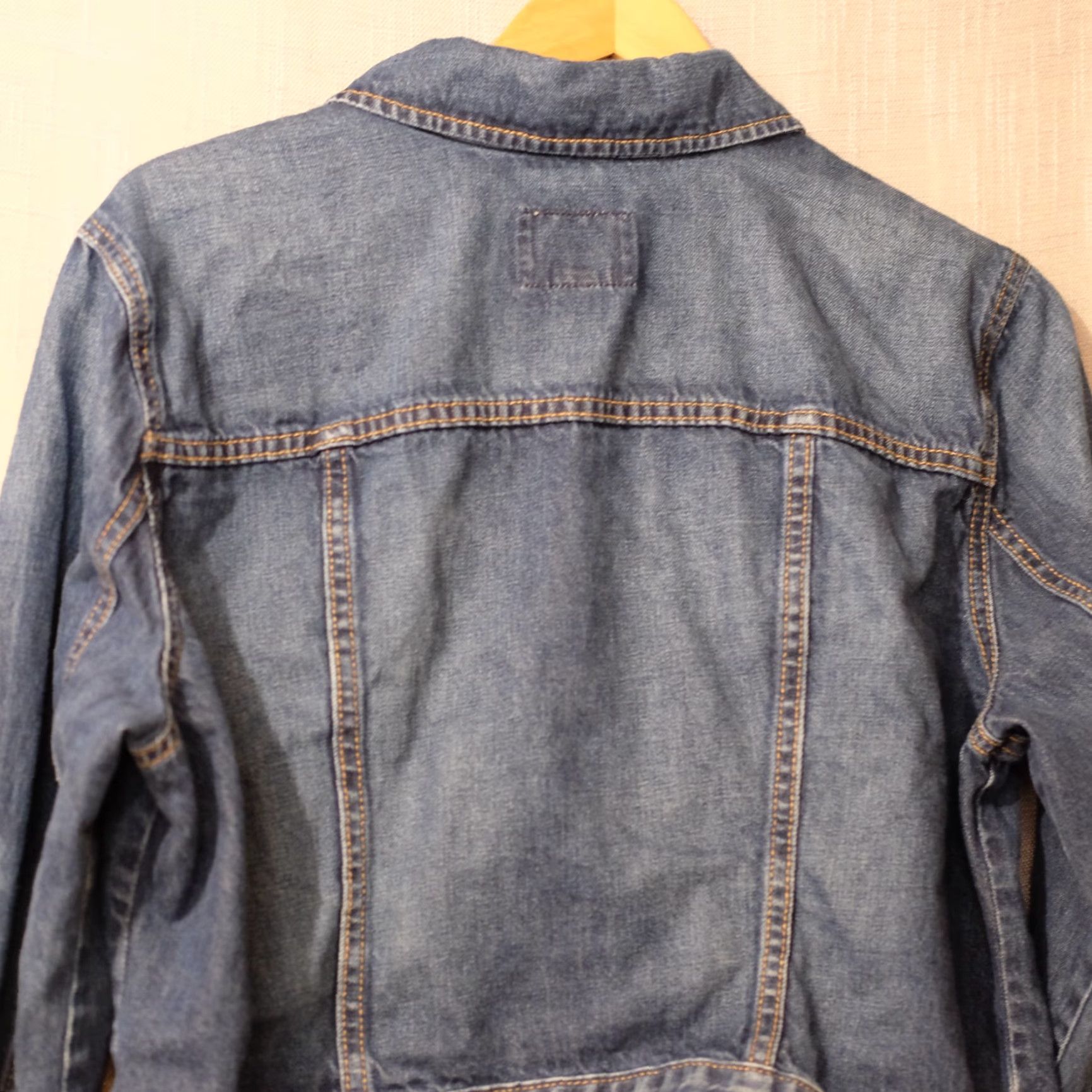 Old Navy Old Navy Denim Jean Jacket Blue 100% Cotton Button Front Women's XL Size 40" / US 18 - 6 Thumbnail