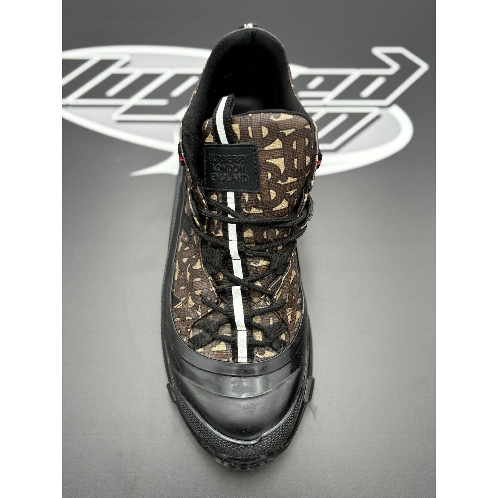 Burberry Burberry Arthur Low-Top ' Monogram Print ' | GOOD CONDITION! Size US 13 / EU 46 - 5 Thumbnail