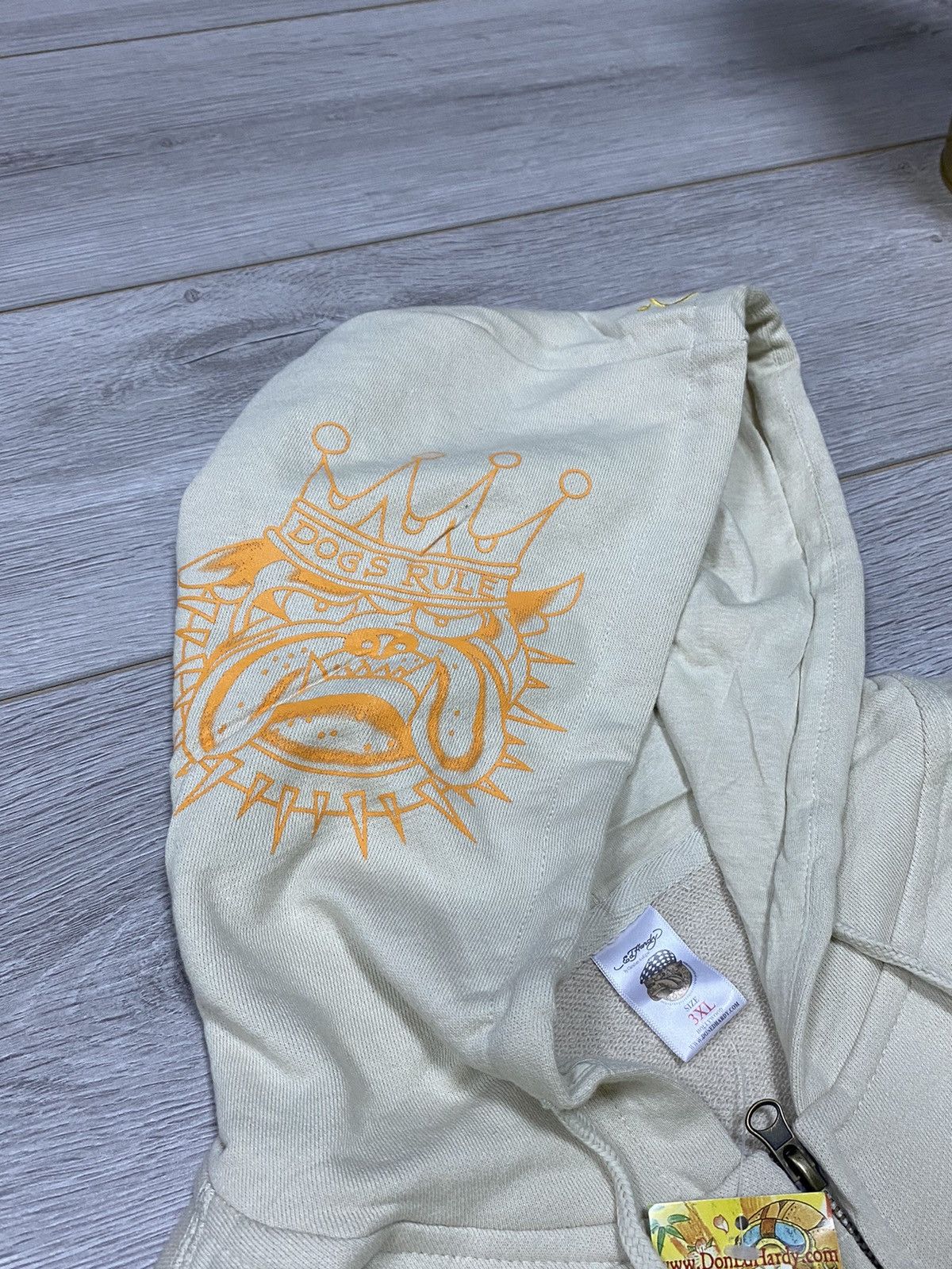 Ed Hardy Ed Hardy 🐶 vintage dogs rule big logo hoodie Size US XXL / EU 58 / 5 - 13 Thumbnail
