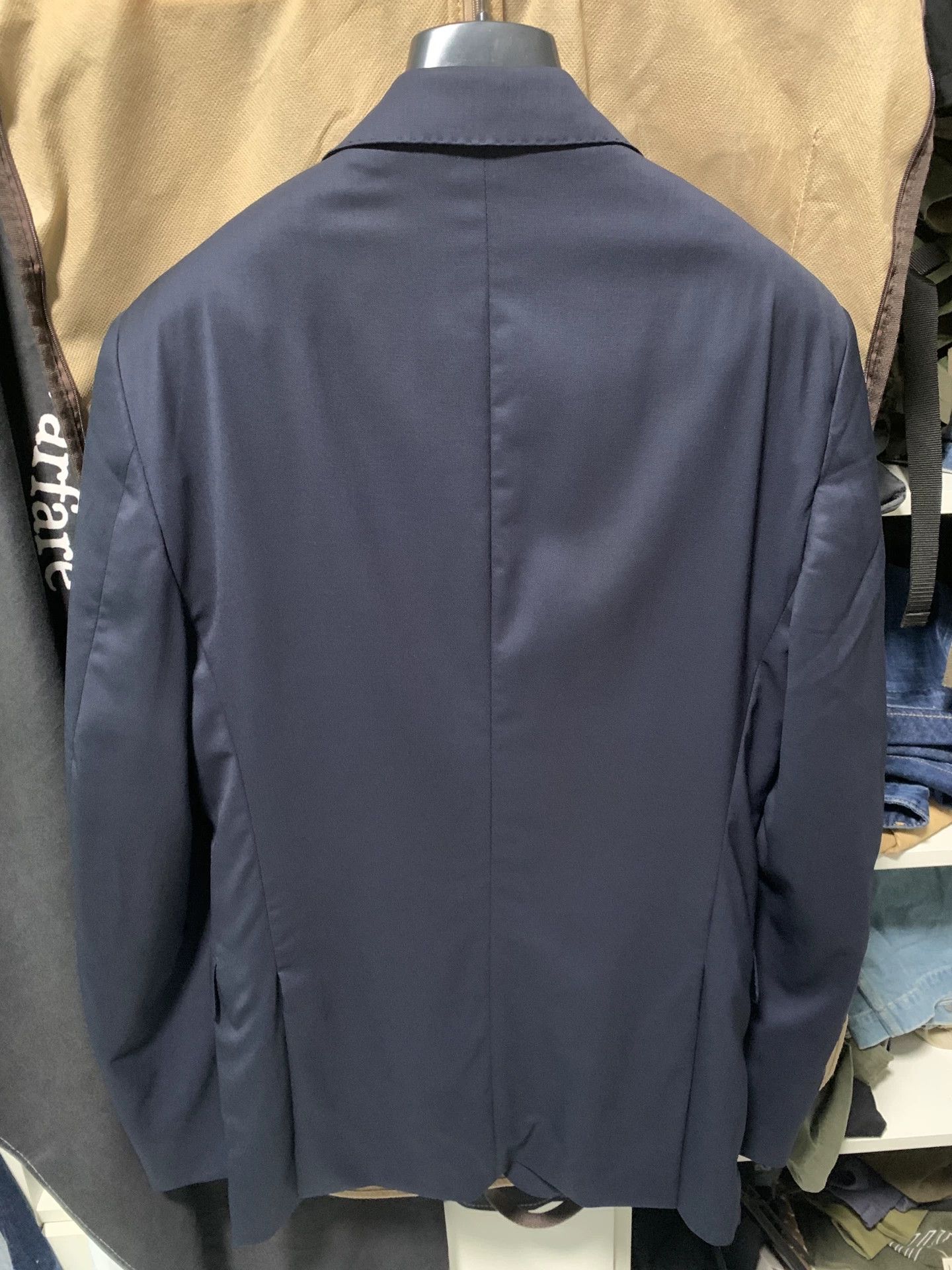 Fendi Fendi FF armband wool blazer navy 48 Size 48R - 3 Thumbnail