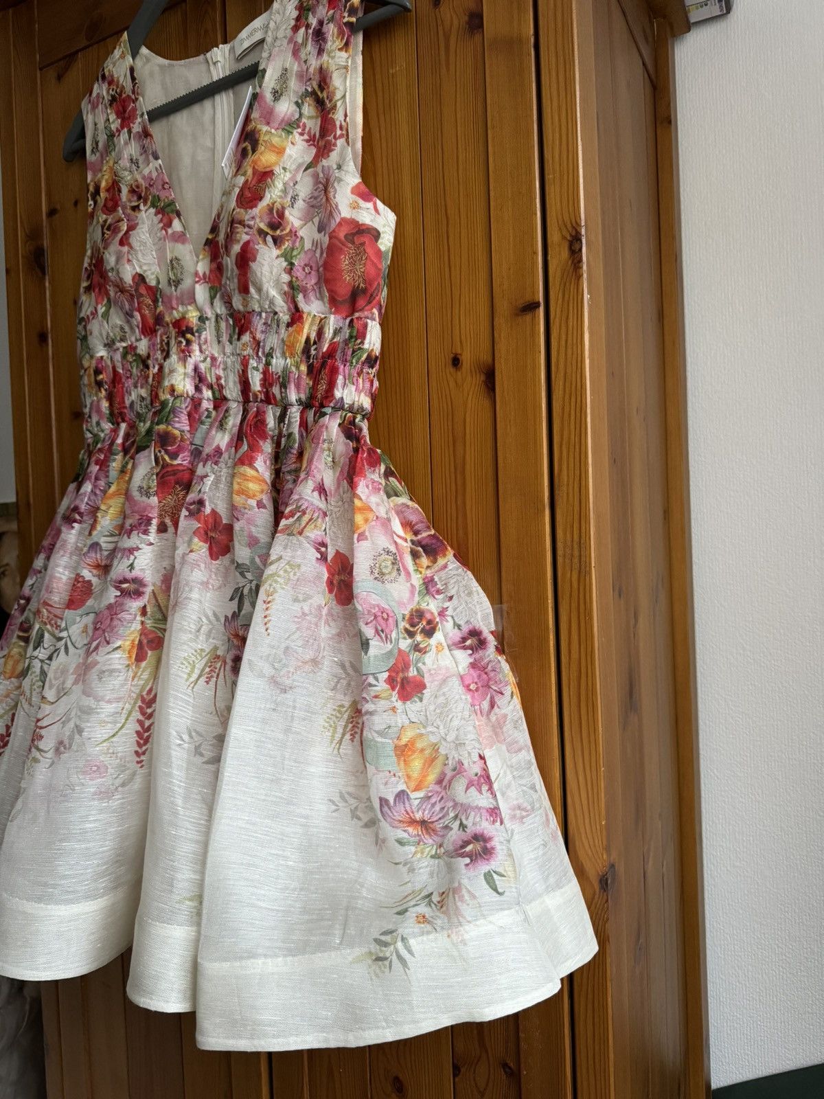 Zimmermann New Zimmermann floral dress, linen blend silk, size 3 Size XL / US 12-14 / IT 48-50 - 3 Thumbnail