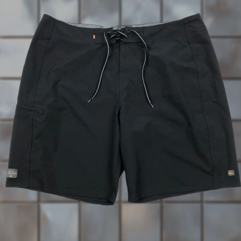 Quiksilver Quiksilver Board Shorts Mens 38 Solid Black Cargo Swim Surf Size US 38 / EU 54 - 1 Thumbnail