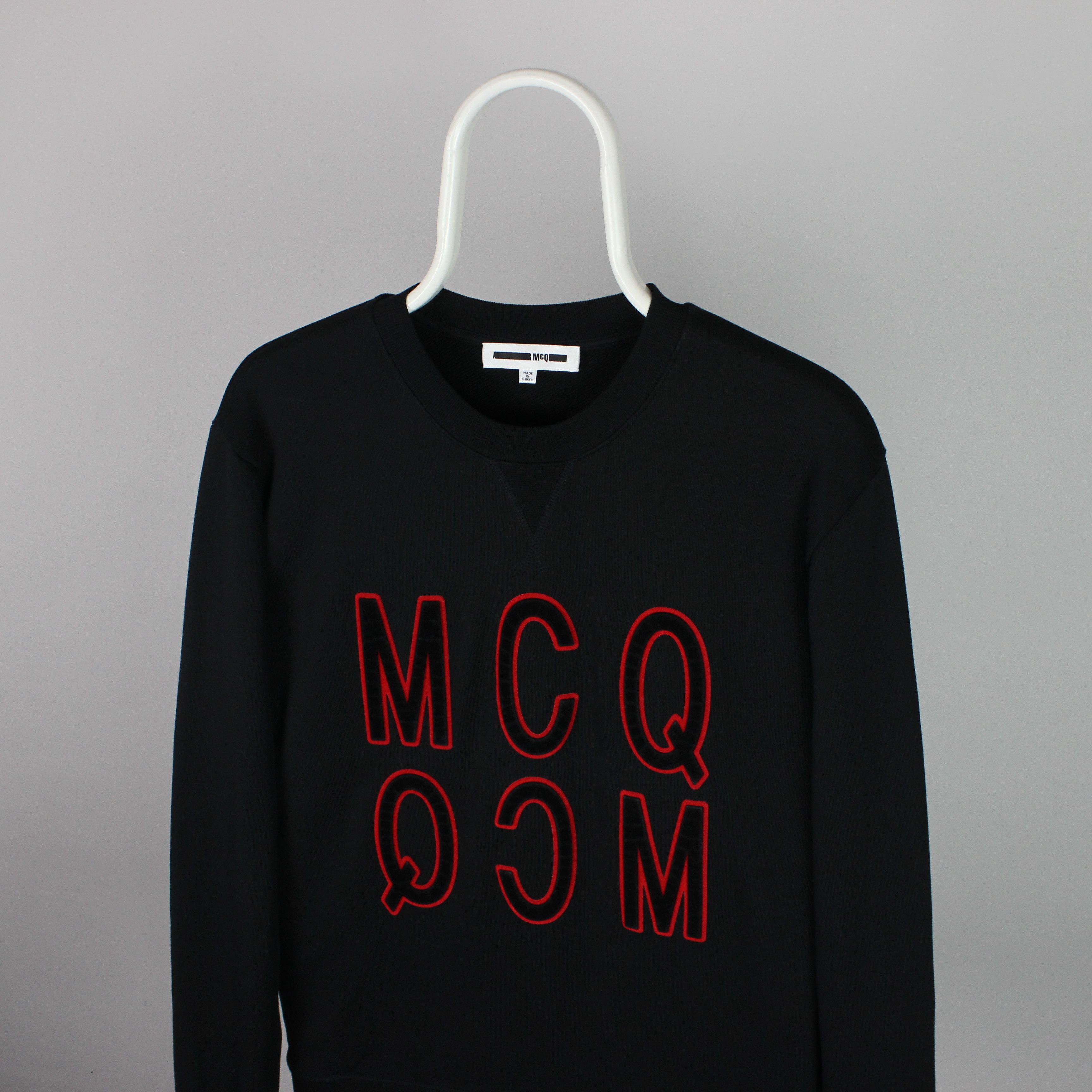 MCQ Alexander McQueen MCQ Black Crewneck Logo sz S Size US S / EU 44-46 / 1 - 2 Thumbnail