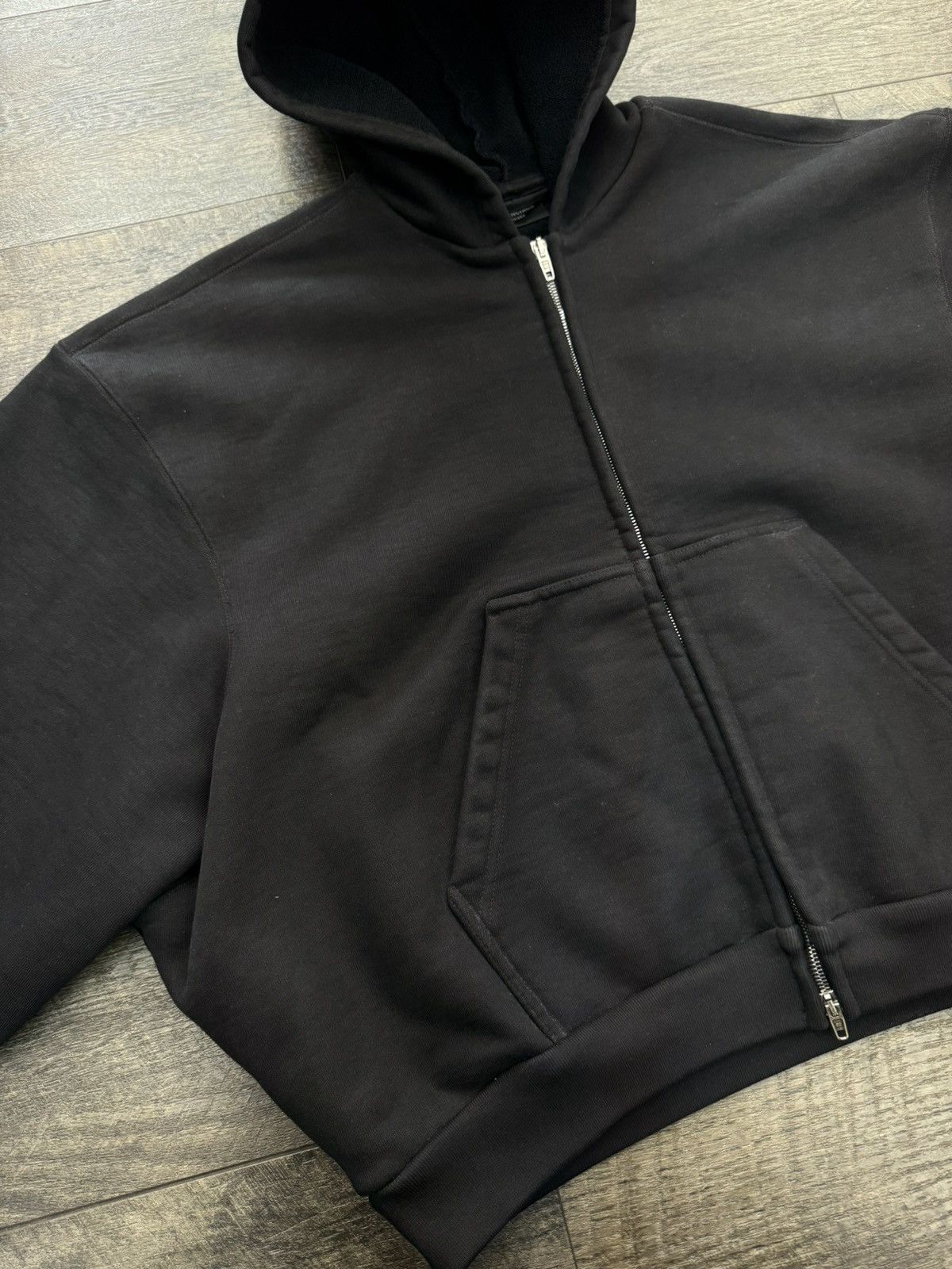 Balenciaga BB UNITY BOXY ZIP-UP HOODIE BLACK (XS) Size US XS / EU 42 / 0 - 7 Thumbnail