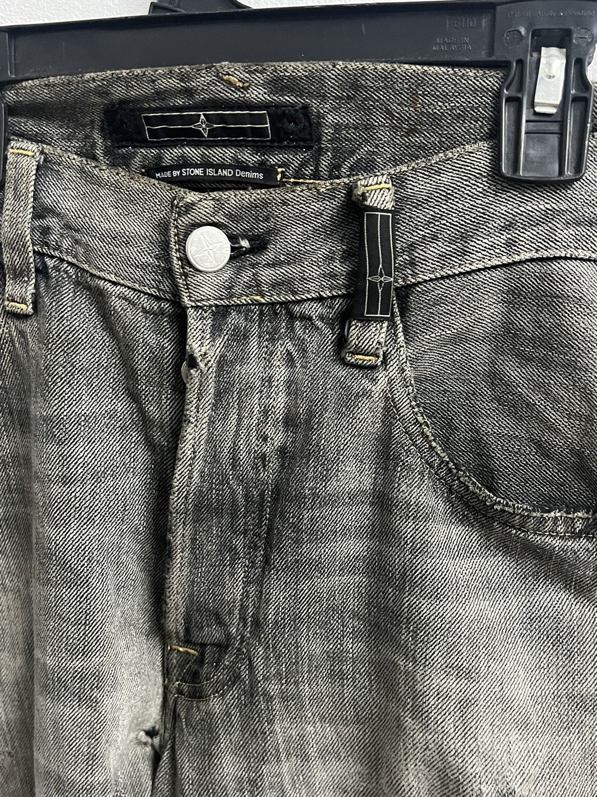 Stone Island Stone Island Very Rare kurabo denims faded black Size US 33 - 3 Thumbnail