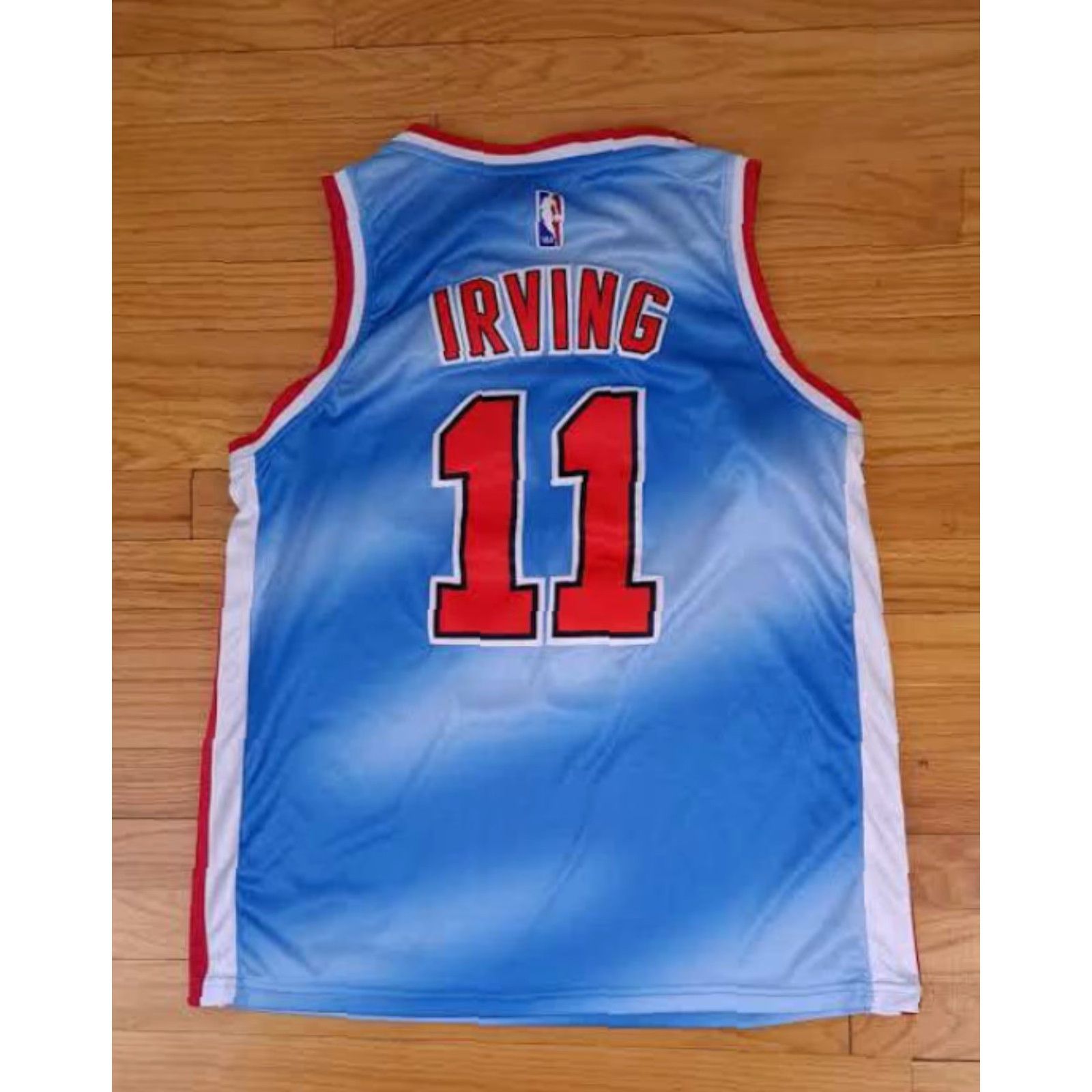 Nike Nike New York Knicks Basketball Swingman Stitched Jersey Tyrie Irving #11 L Blue EUC Sweatshirt Mens Size US L / EU 52-54 / 3 - 4 Thumbnail
