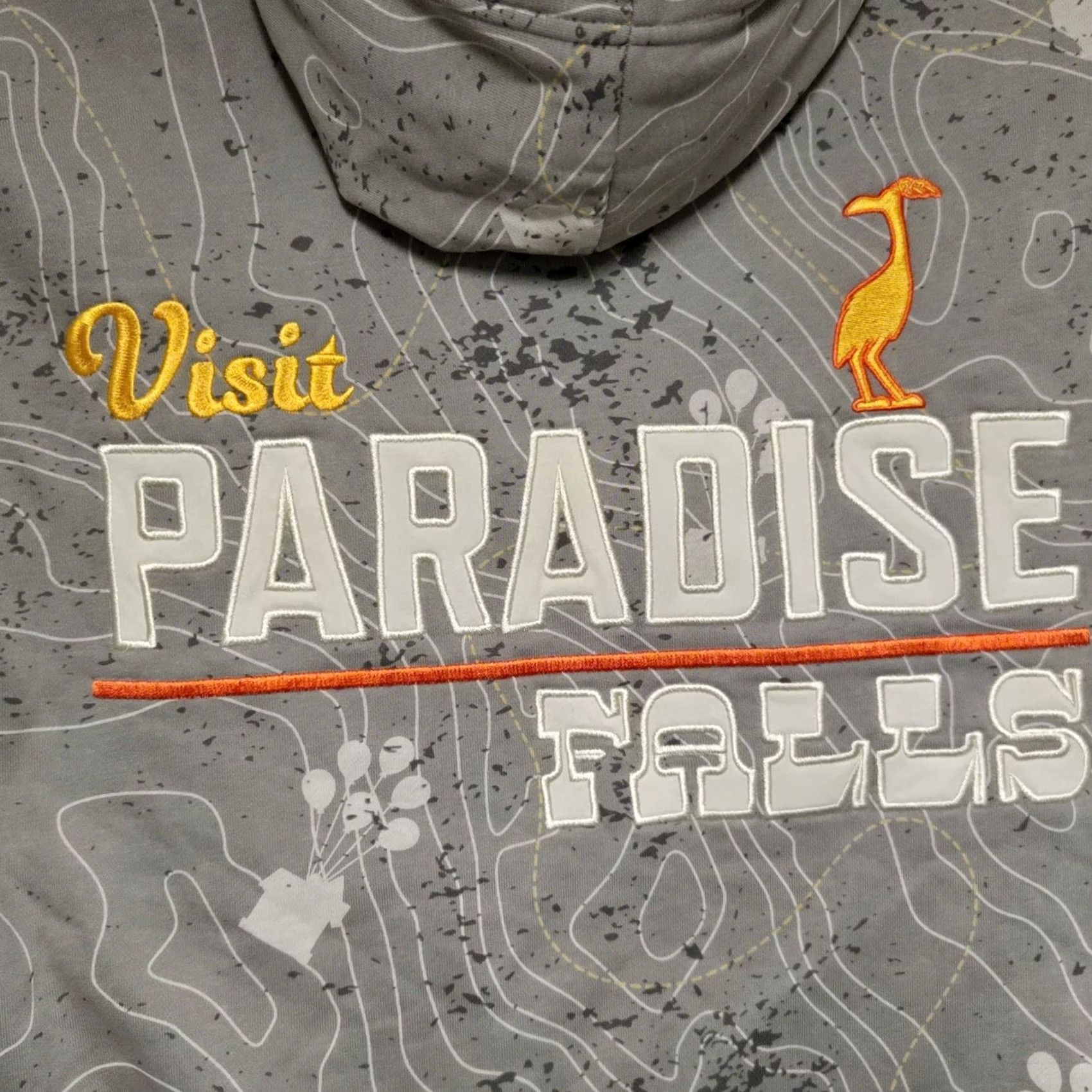 Disney Disney Store Paradise Falls Full Zip Hoodie Sweatshirt Mens Medium Gray Size US M / EU 48-50 / 2 - 5 Thumbnail