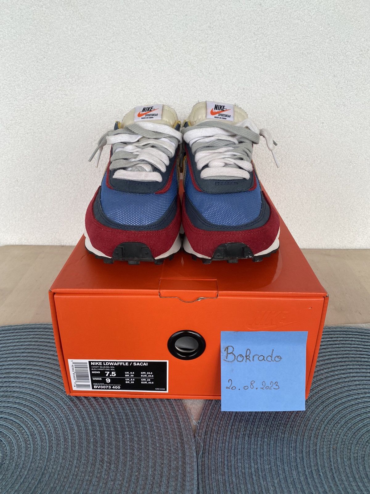 Nike x Sacai LDWaffle Varsity Blue
