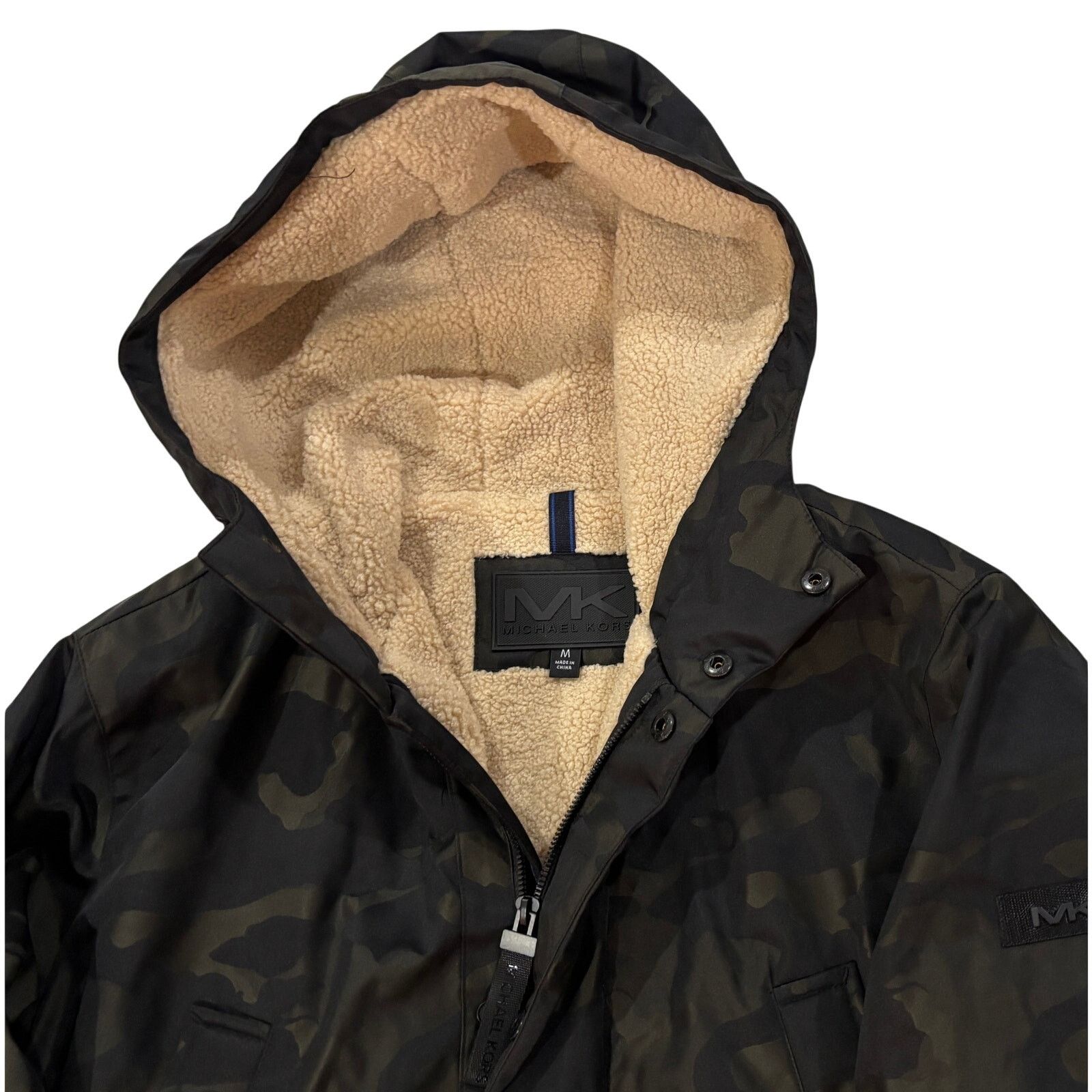 Michael Kors *R44 MICHAEL KORS Camo Parka Faux Shearling Lining Medium Size US M / EU 48-50 / 2 - 4 Thumbnail