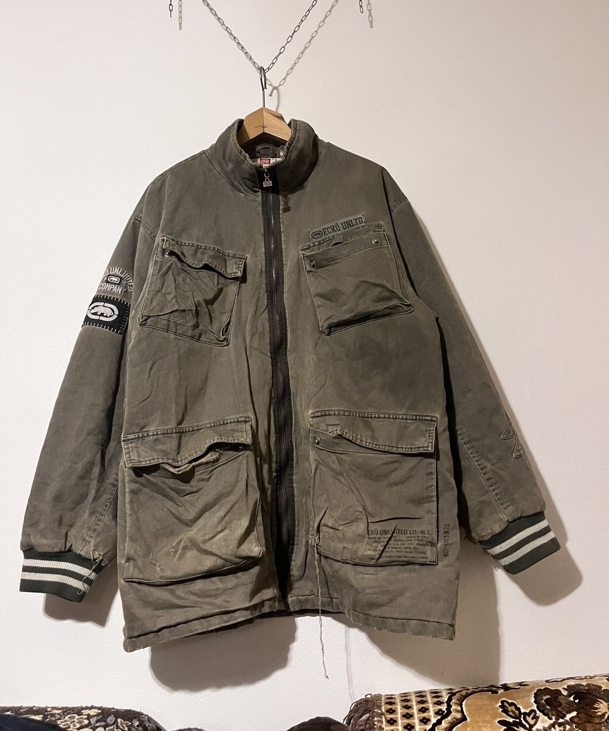 Ecko Unltd. RARE ECKO UNLTD. ARCHIVE MILITARY WORKWEAR JACKET Size US L / EU 52-54 / 3 - 1 Thumbnail