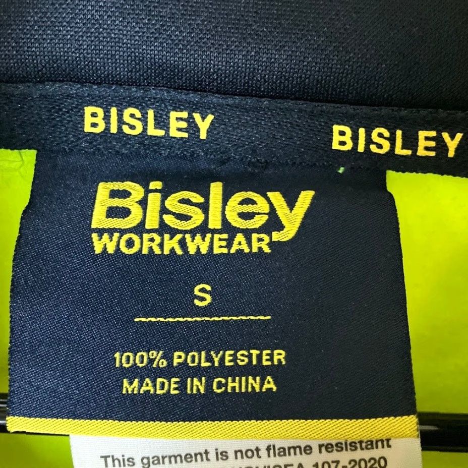 Sisley Bisley Womens Sweatshirt Neon Outdoor Workwear Long Sleeve Cowl Neck Stretch S Yellow Size S / US 4 / IT 40 - 6 Thumbnail