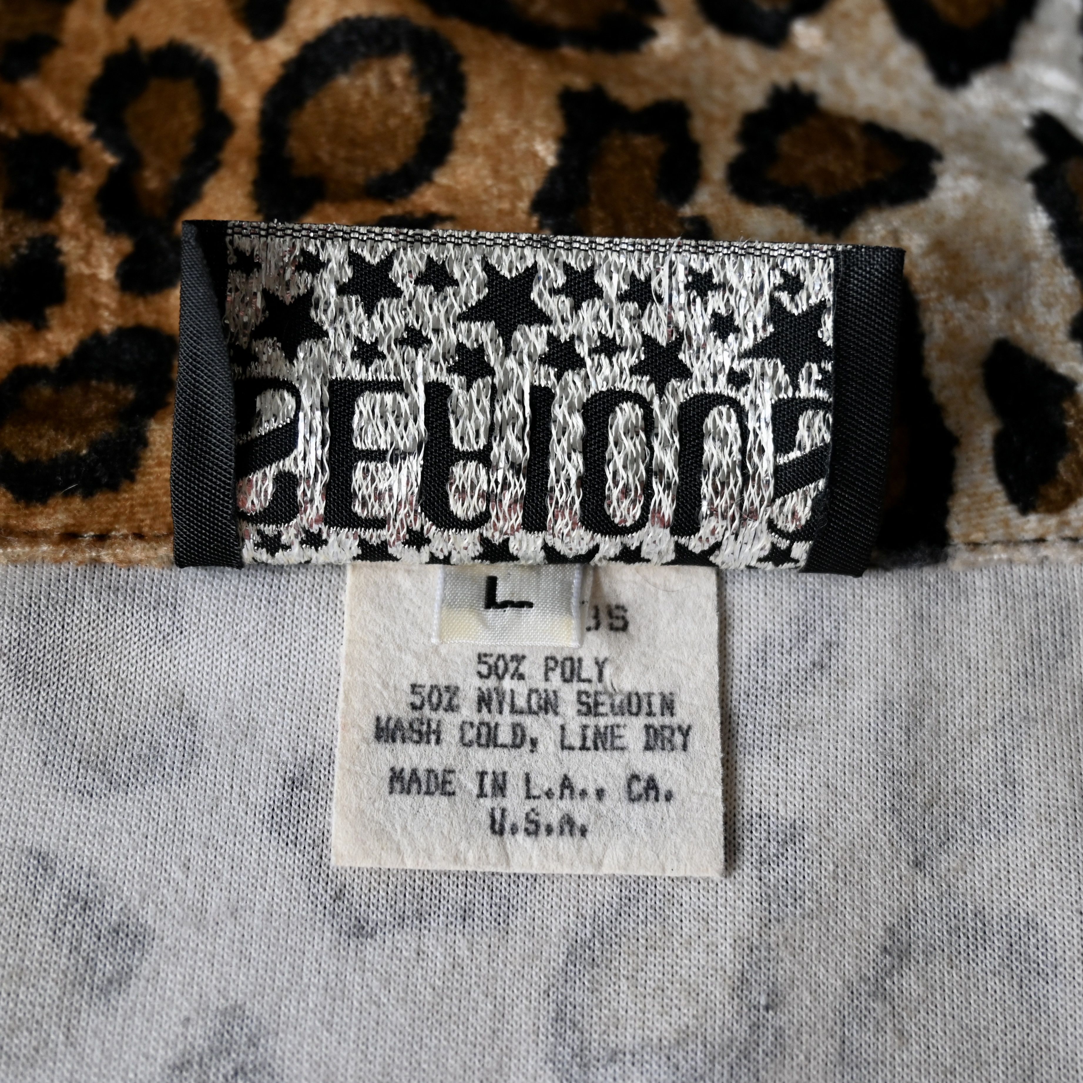Vintage VTG 1990s Serious Clothing leopard fabric short sleeve shirt Size US L / EU 52-54 / 3 - 13 Thumbnail