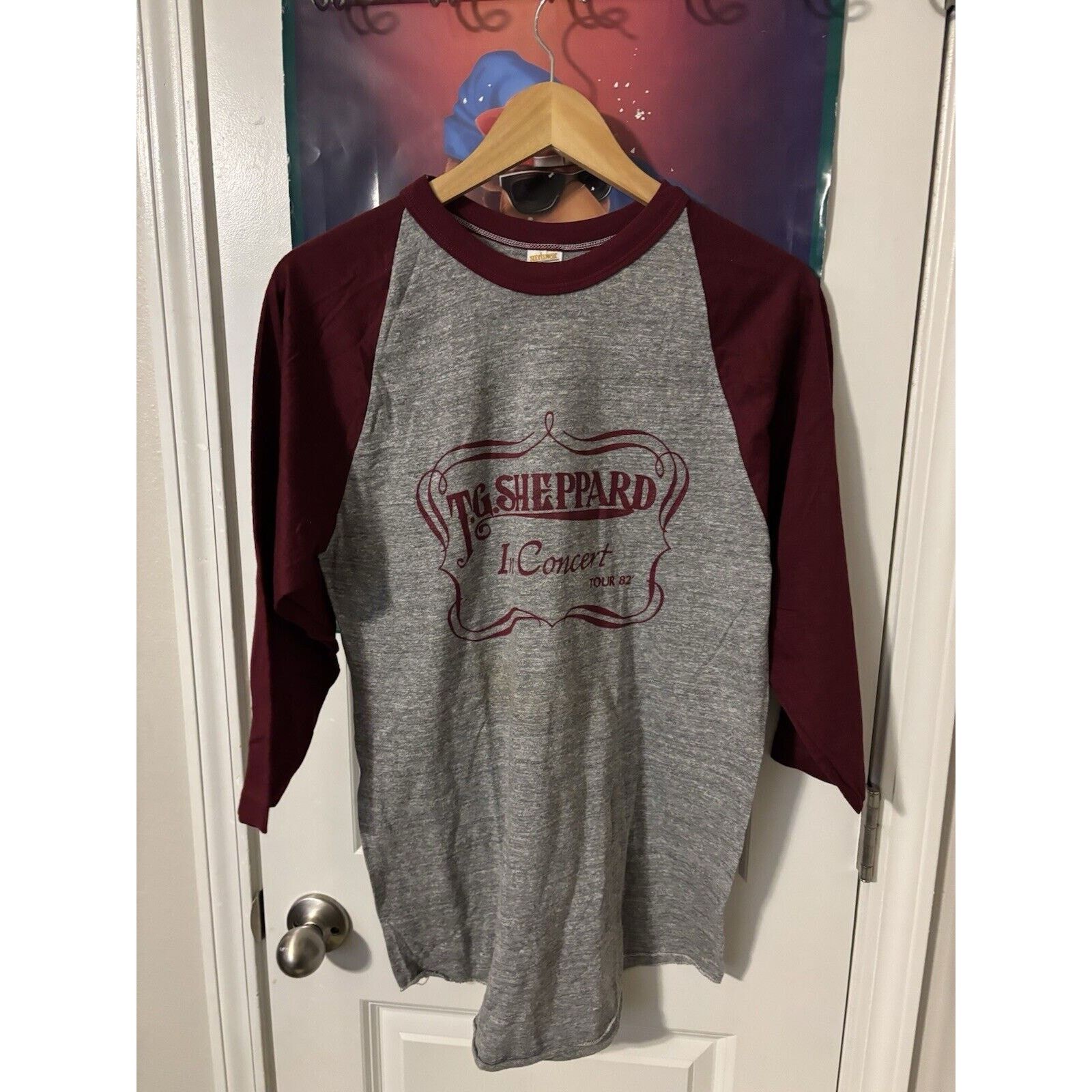 Other vintage T.G sheppard 1980s reglan shirt Long Sleeve Grey L Size US L / EU 52-54 / 3 - 1 Thumbnail