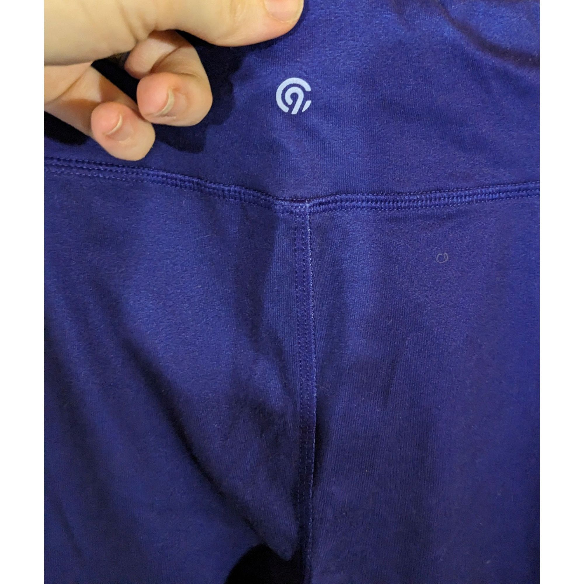 Champion Champion Purple Floral Print Athletic Leggings Size 28" / US 6 / IT 42 - 3 Thumbnail