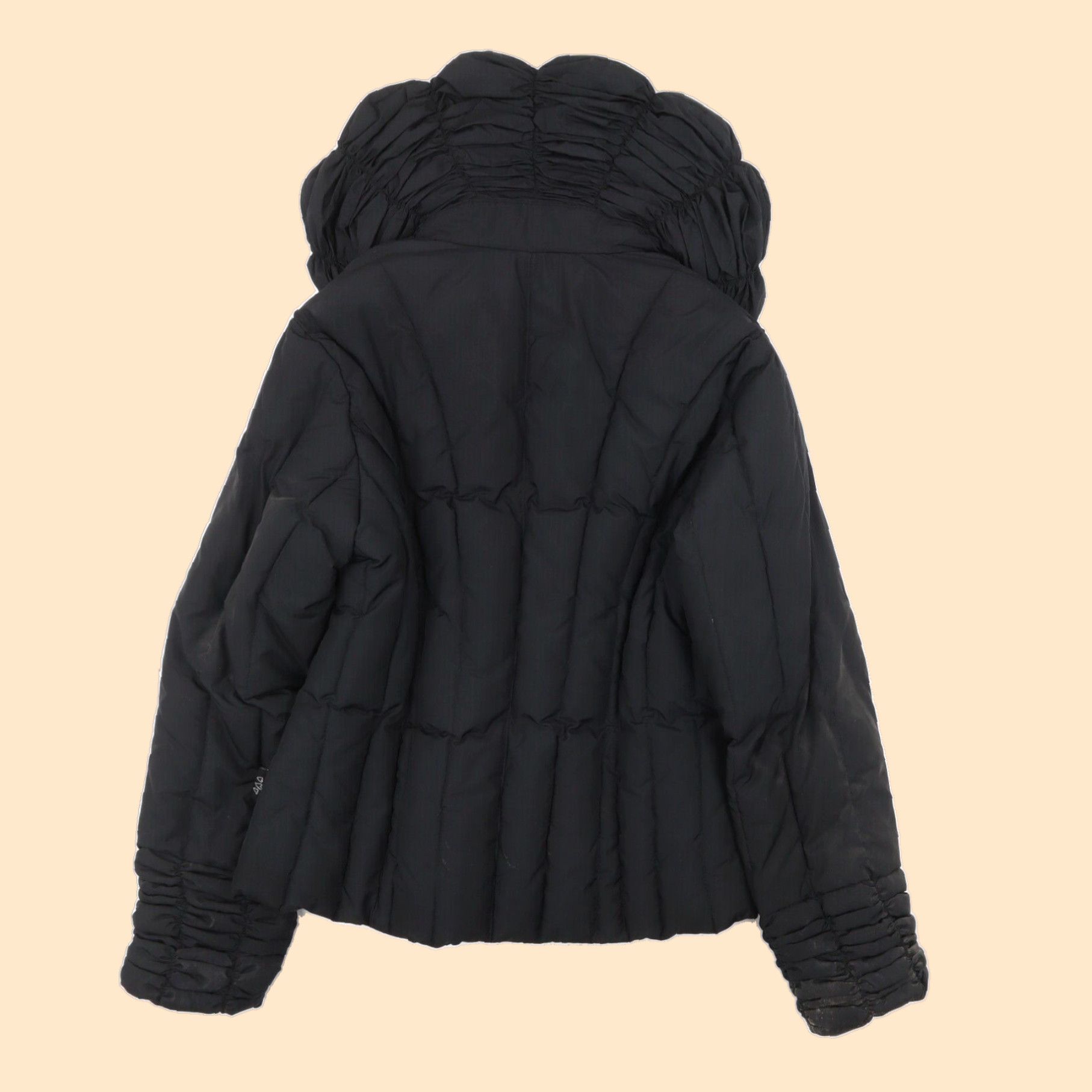 Vintage Women s Black Quilted Jacket in Small Size from Per Una Fashion Collection Grailed