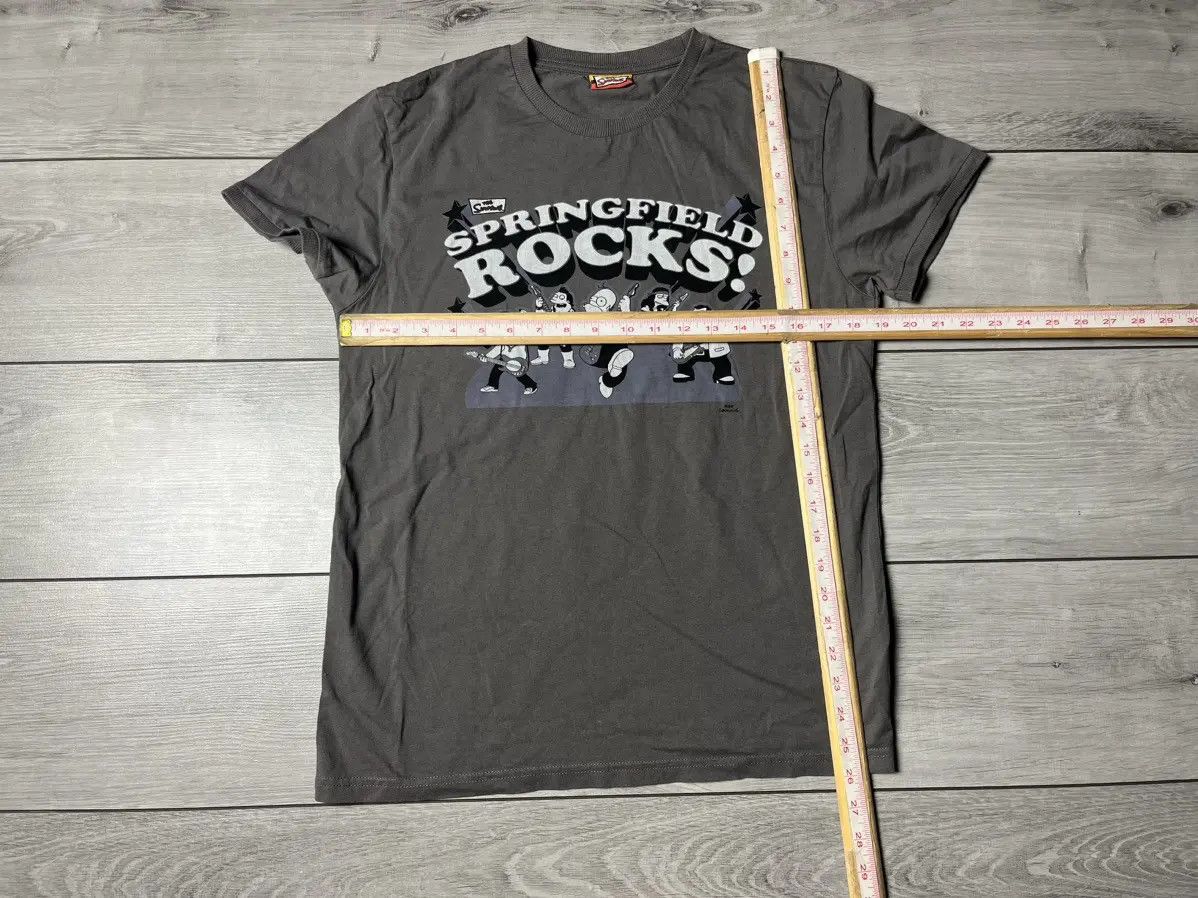 Anime The Simpsons Tshirt Springfield Rocks anima size Medium Size US M / EU 48-50 / 2 - 5 Thumbnail