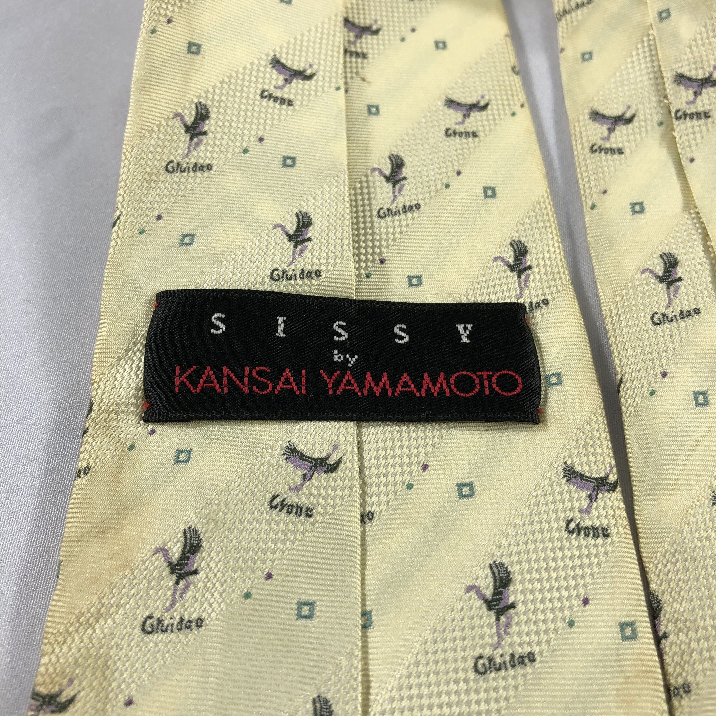 Japanese Brand × Kansai Yamamoto × Vintage Sissy by Kansai Yamamoto Silk Neck Ties T77 Size ONE SIZE - 3 Thumbnail