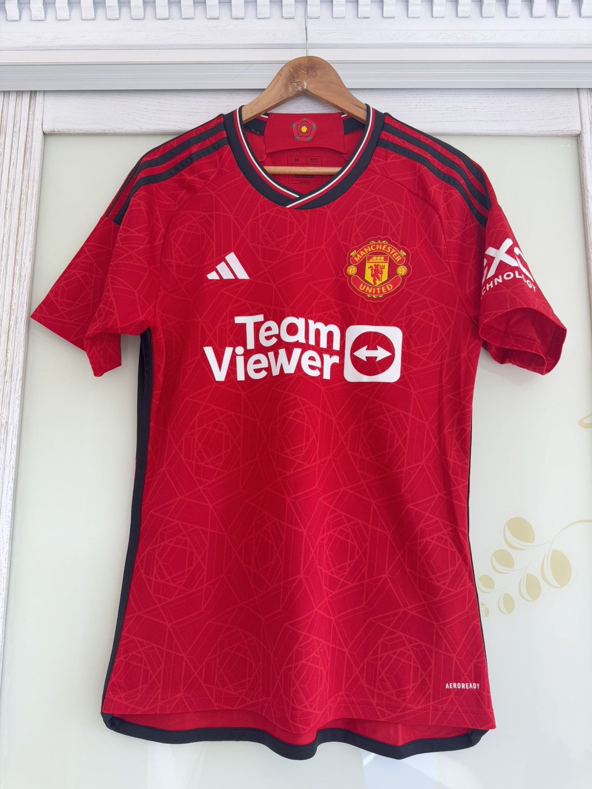 Adidas Manchester United 2023-2024 Home Soccer Jersey Football Kit Size US M / EU 48-50 / 2 - 5 Thumbnail