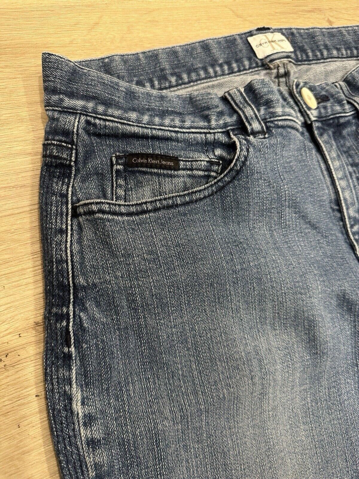 Calvin Klein Calvin Klein Mid Rise Jeans Stonewashed Flare Curvy 8 30x30 Size 30" / US 8 / IT 44 - 7 Thumbnail