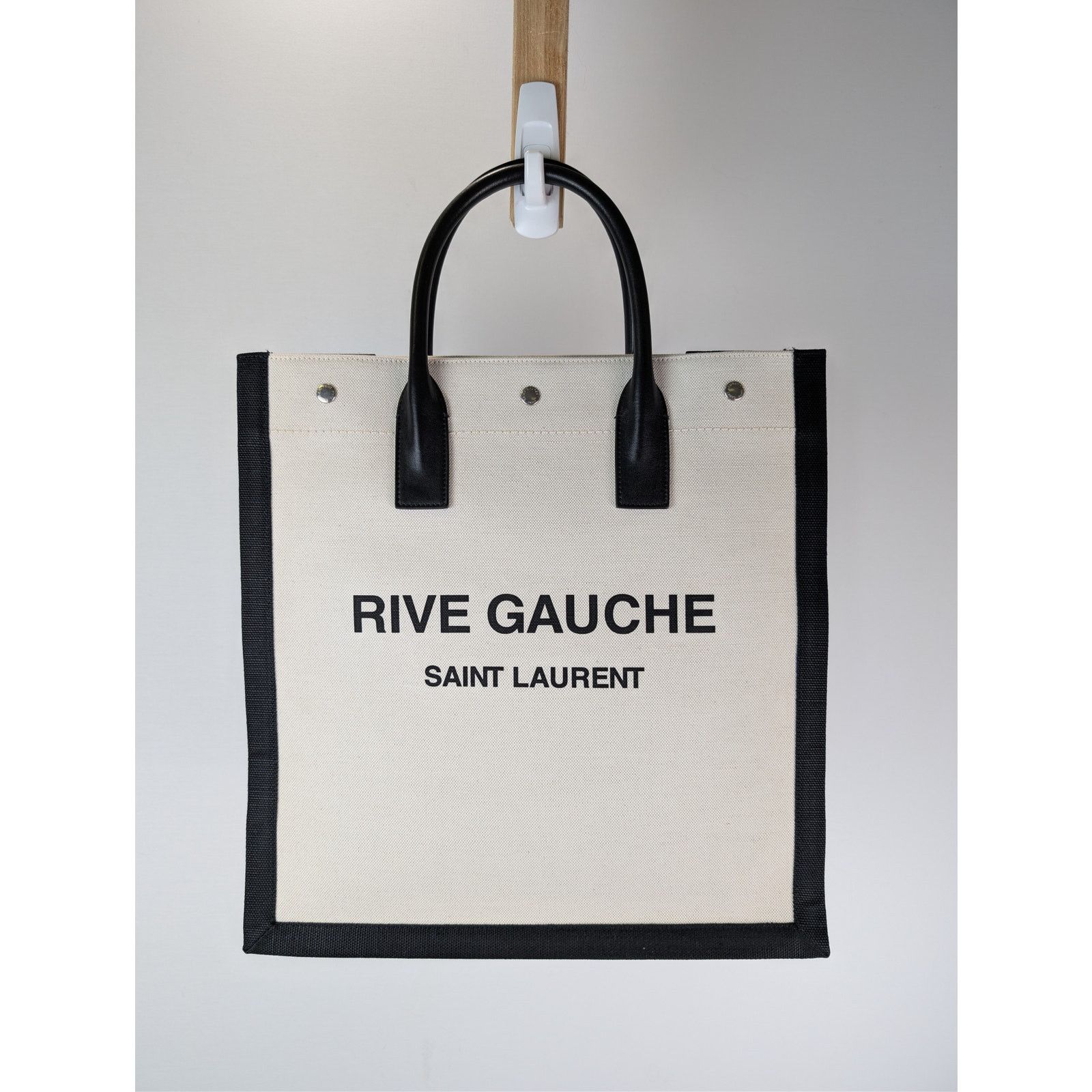 Saint Laurent Paris o1rshd1 Q:2 / Size: OS / Rive Gauche North / South Tote Bag Size ONE SIZE - 2 Thumbnail