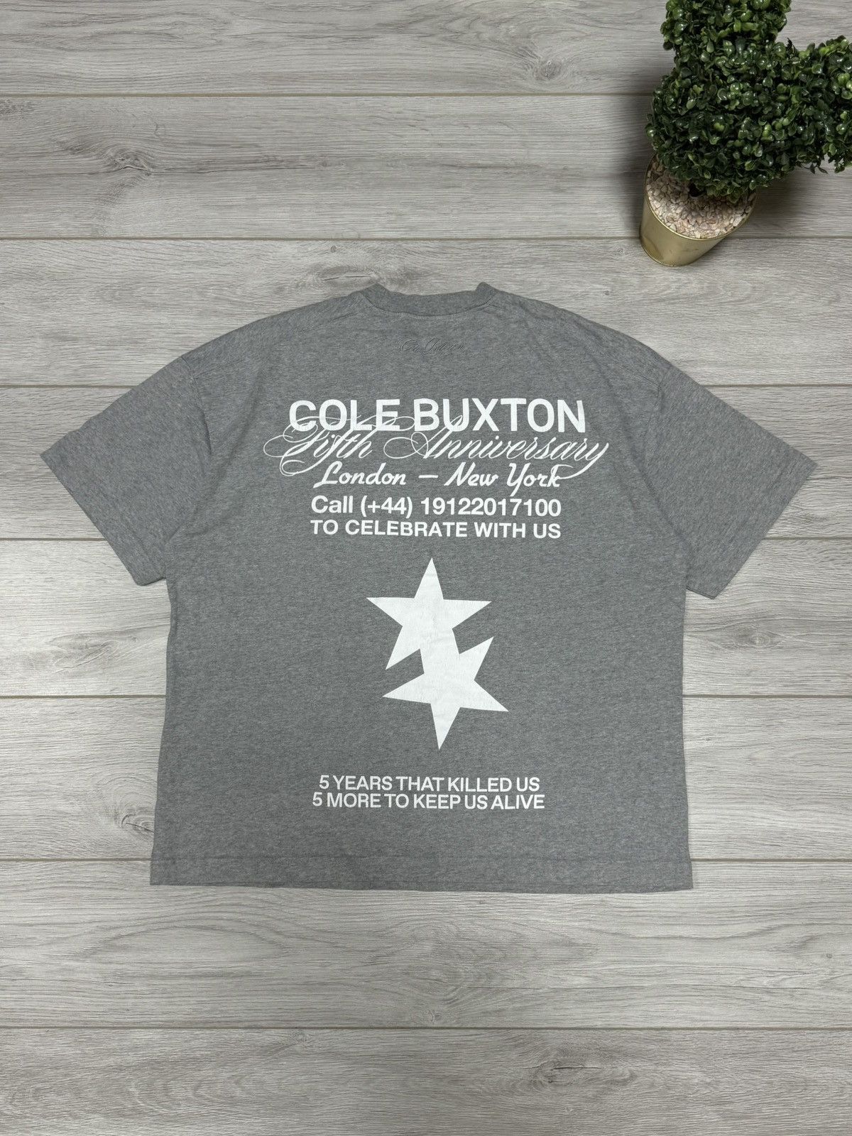 Cole Buxton Cole Buxton stars pocket tee shirt 5 years that killed Size US XL / EU 56 / 4 - 1 Thumbnail