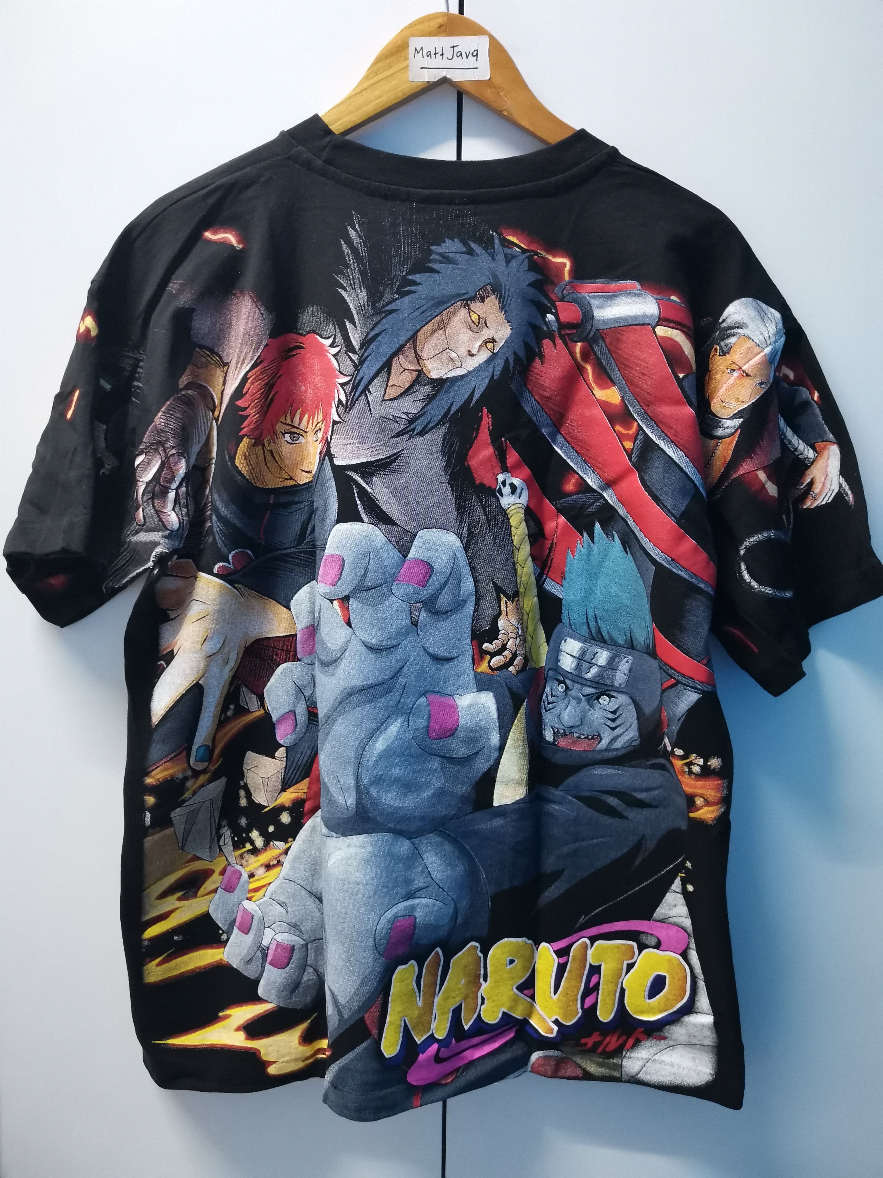 Anime Naruto Akatsuki Japan Anime OverPrint Tee Akira Size US L / EU 52-54 / 3 - 4 Thumbnail