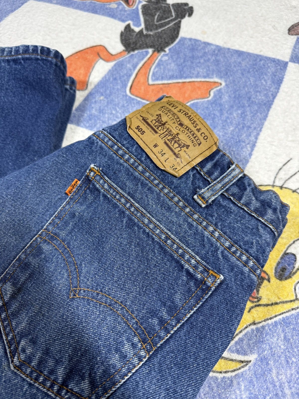 Levi's Vintage Levi’s orange tab 505 jeans Size US 34 / EU 50 - 3 Thumbnail