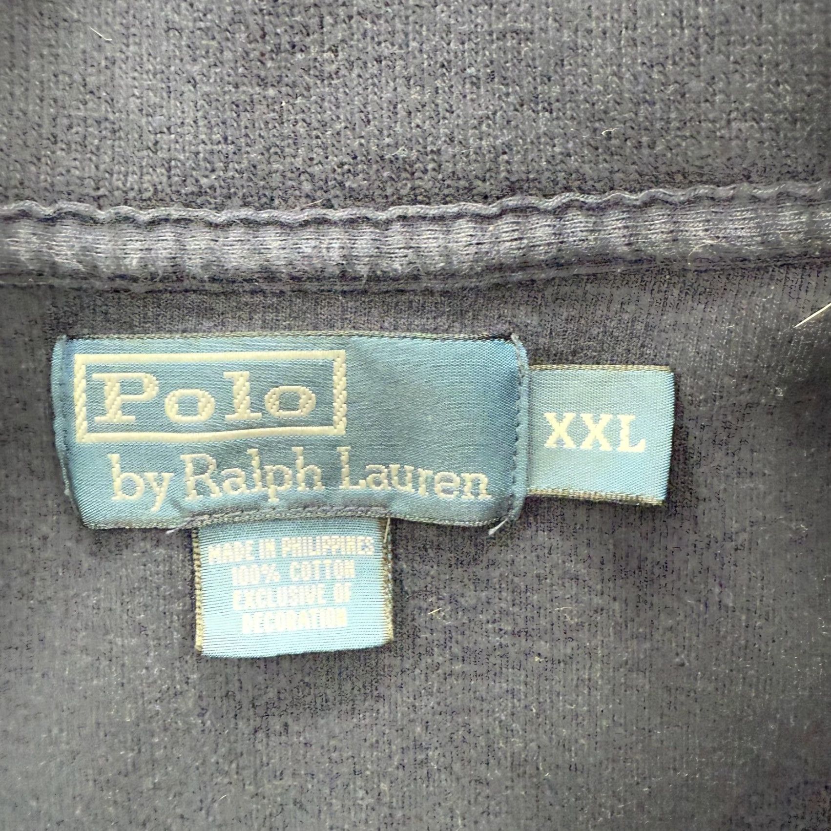 Polo Ralph Lauren Polo Ralph Lauren Sweater Mens 2XL Navy Blue Quarter Zip Pullover Cotton Mock Neck Knit Logo 1/4 Zip Size US XXL / EU 58 / 5 - 3 Thumbnail