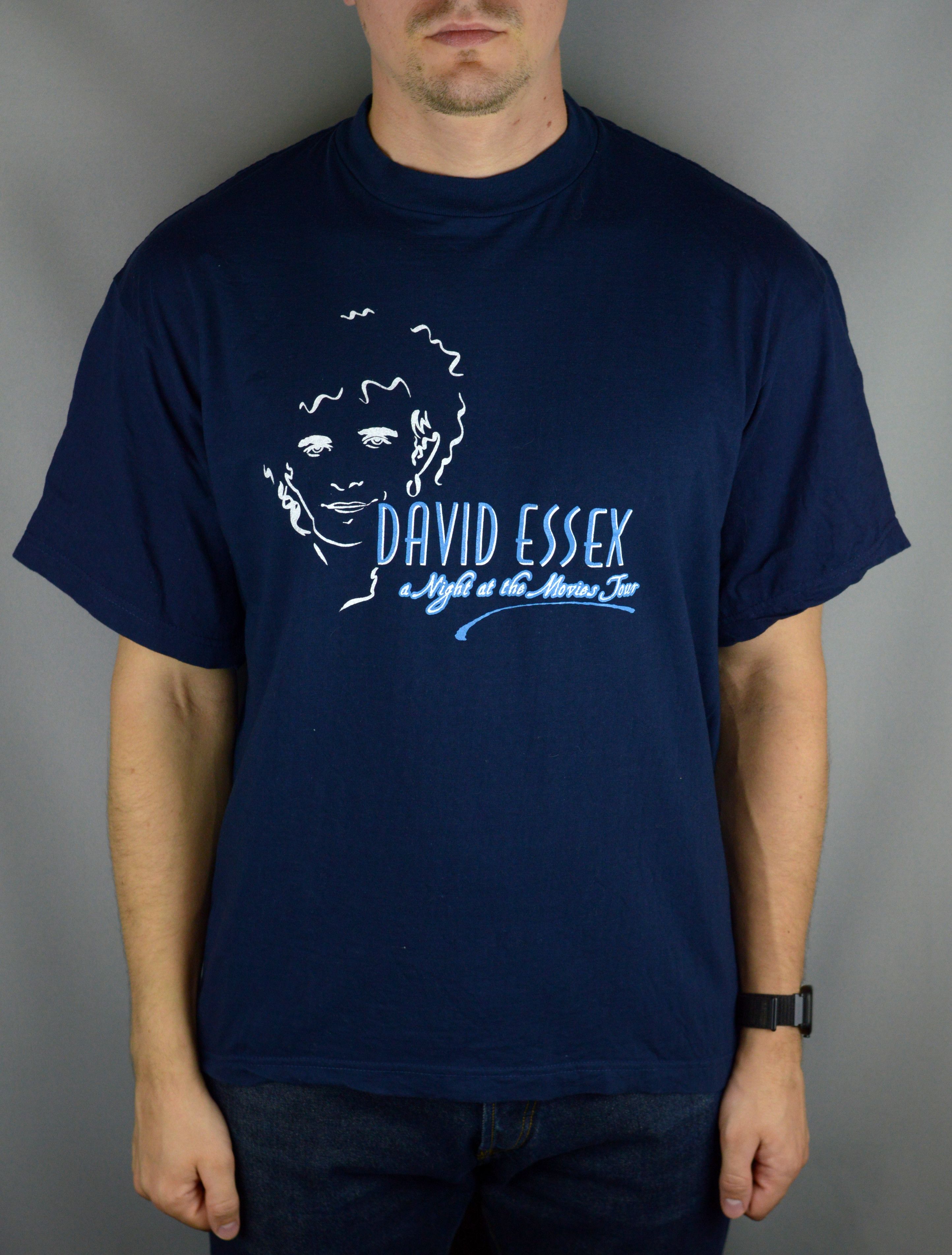 Vintage Vintage David Essex 90s t shirt Size US L / EU 52-54 / 3 - 1 Thumbnail