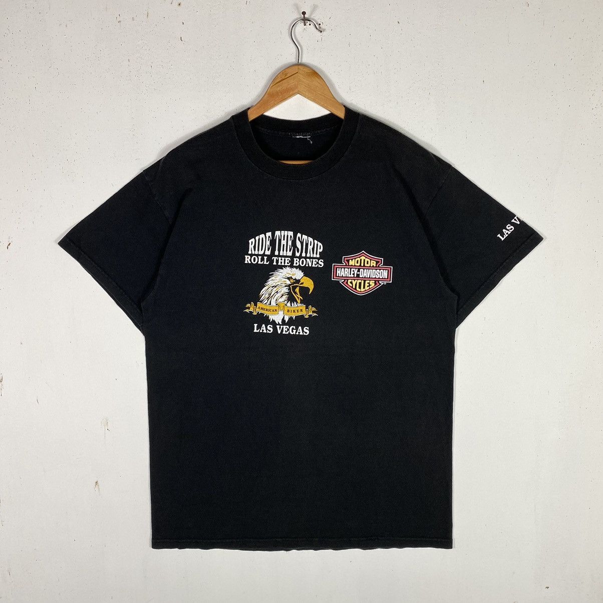 Harley Davidson × Vintage × West Coast Choppers VINTAGE 1996 HARLEY DAVIDSON MOTORCYCLES LAS VEGAS TEE Size US L / EU 52-54 / 3 - 2 Thumbnail