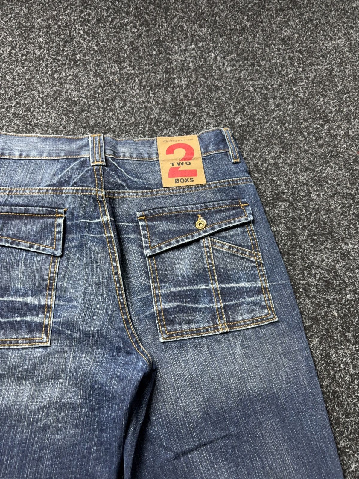 Japanese Brand Avant-garde 00s Retro Vintage baggy Japanese Y2K Denim pants Size US 33 - 15 Thumbnail