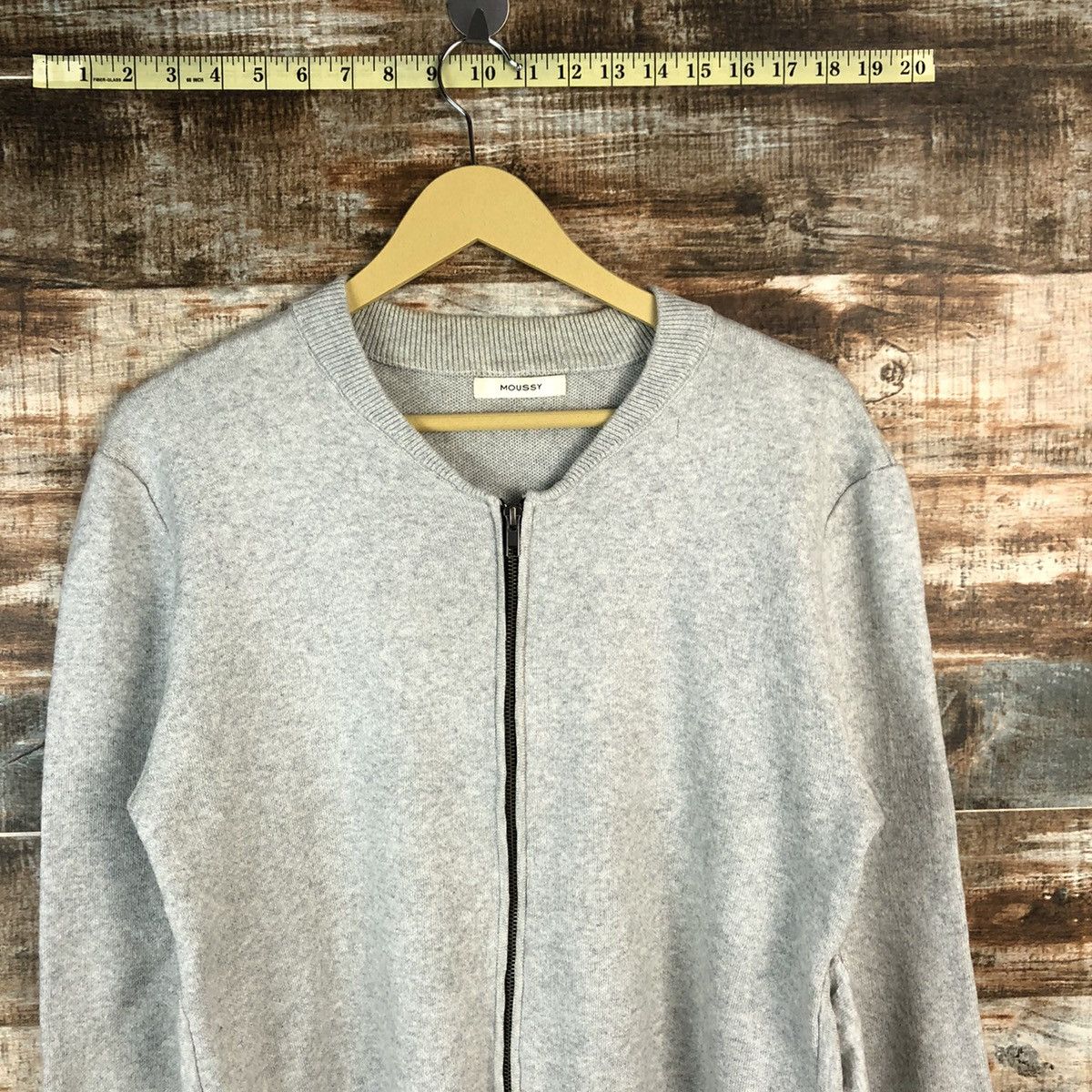Homespun Knitwear × Japanese Brand Moussy Grey Knitwear #A965 Size S / US 4 / IT 40 - 5 Thumbnail